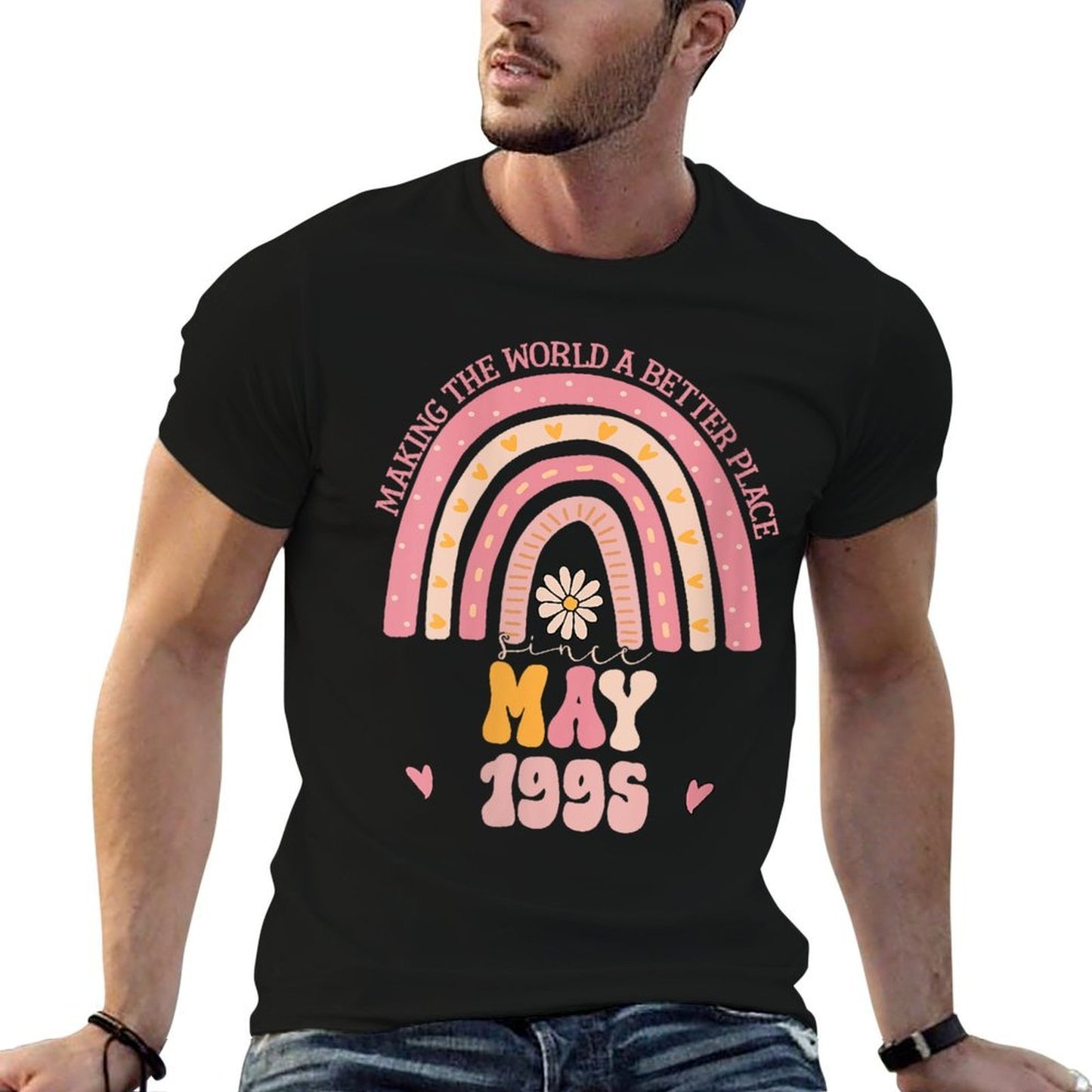 Womens Turning 30 Retro May 1995 30th Birthday for Women Easy-care T-Shirt