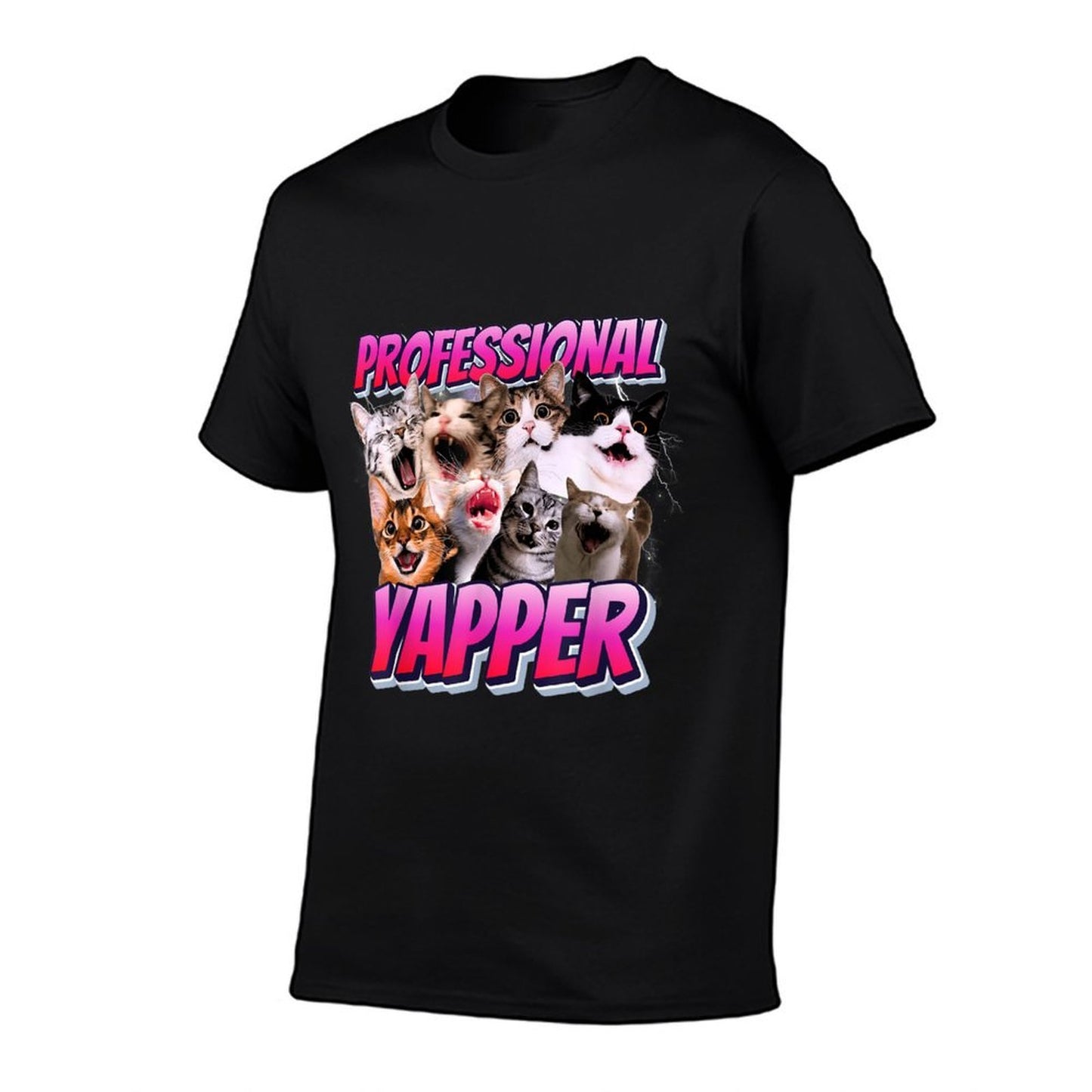 Professional Yapper Cat Funny Weird Specific Meme Lightweight T-Shirt