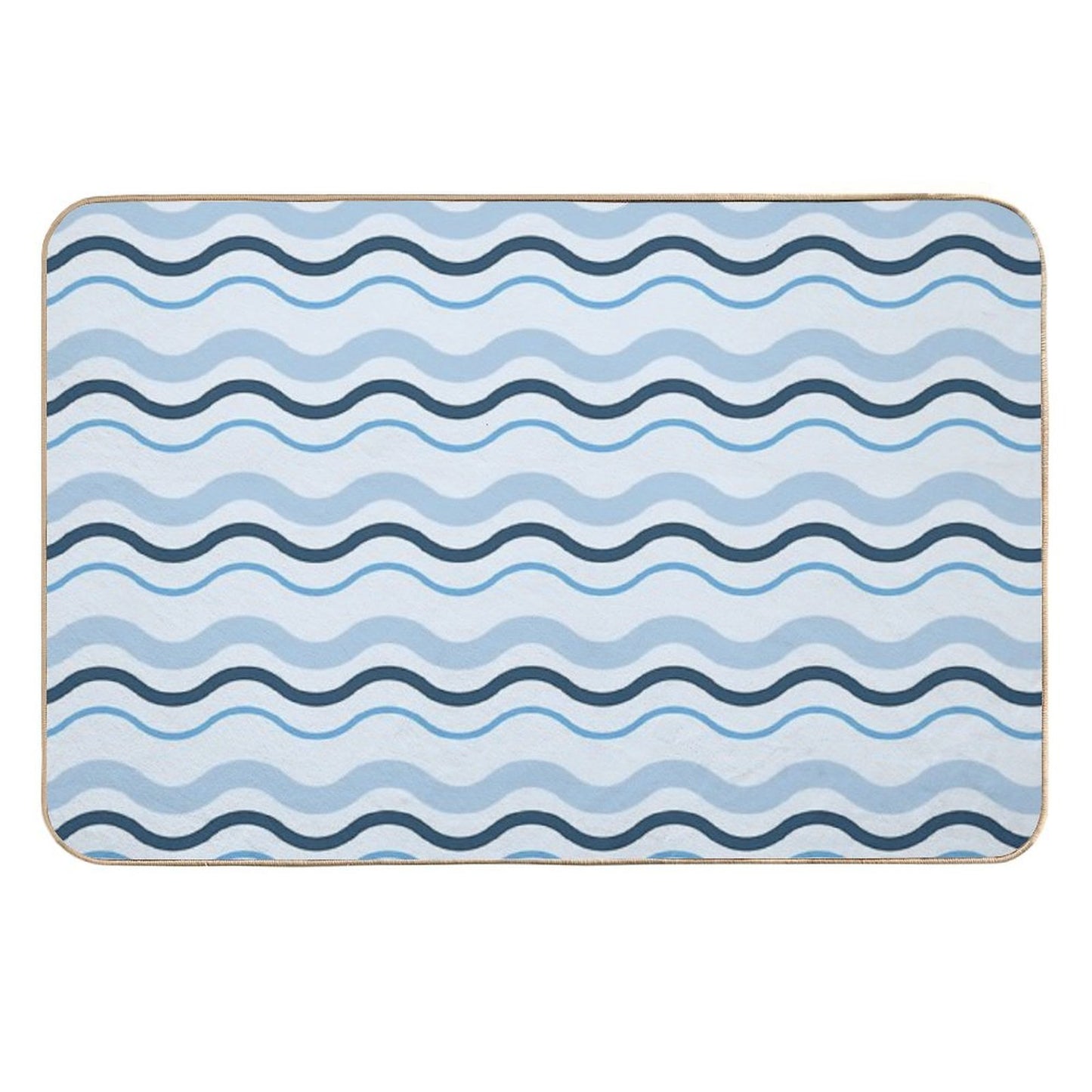 Curved Lines Multi-Purpose Bath Mat