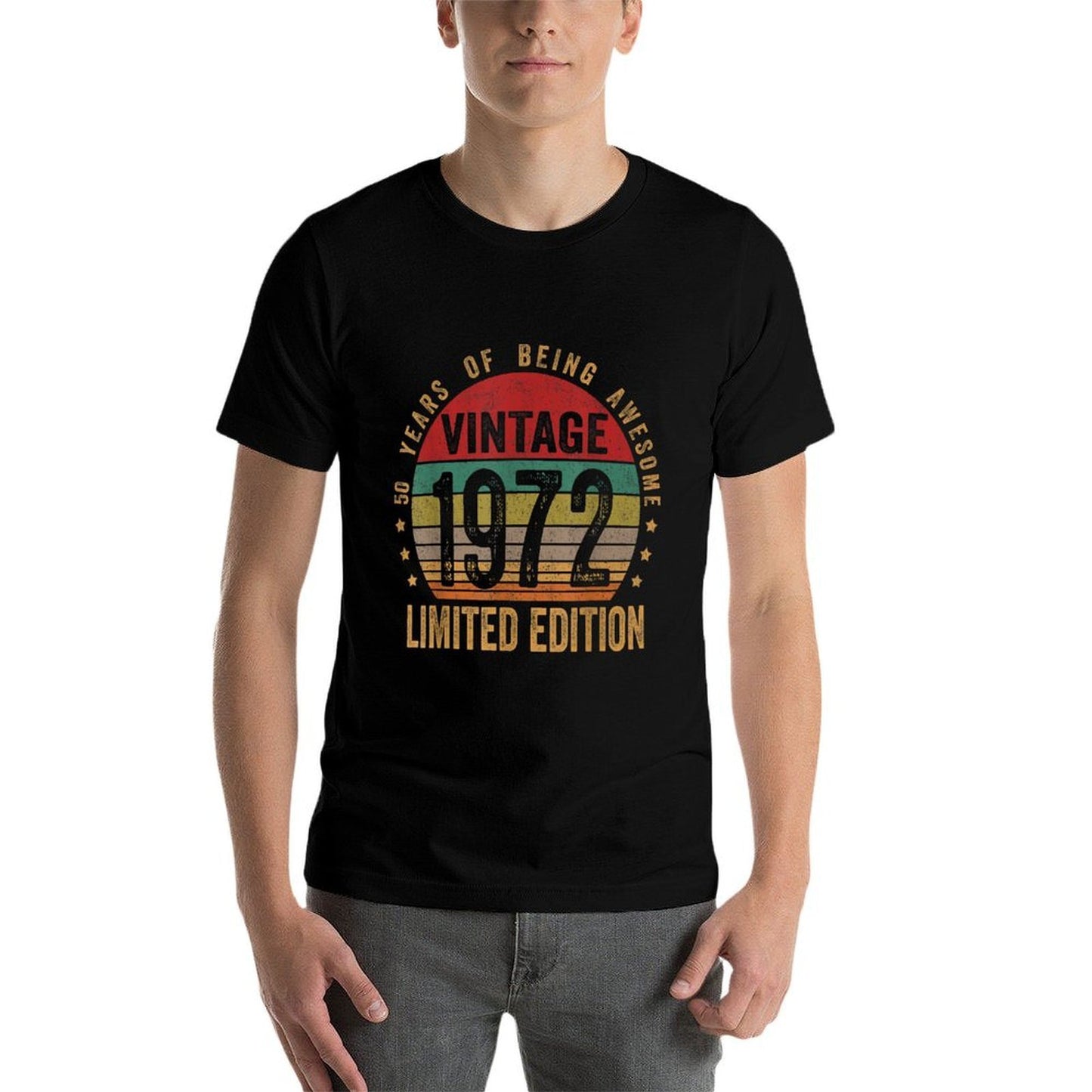 50 Year Old Gifts Vintage 1972 Limited Edition 50th Birthday Soft T-Shirt