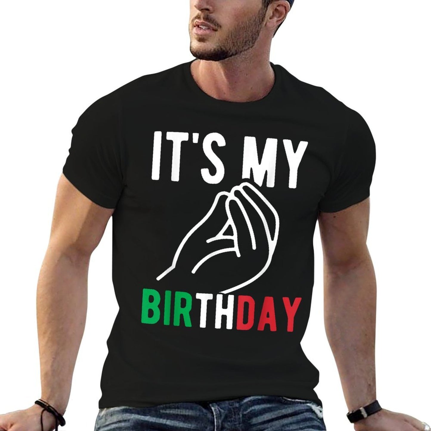 It's My Birthday Party Italia Italy Funny Italian Birthday Durable T-Shirt