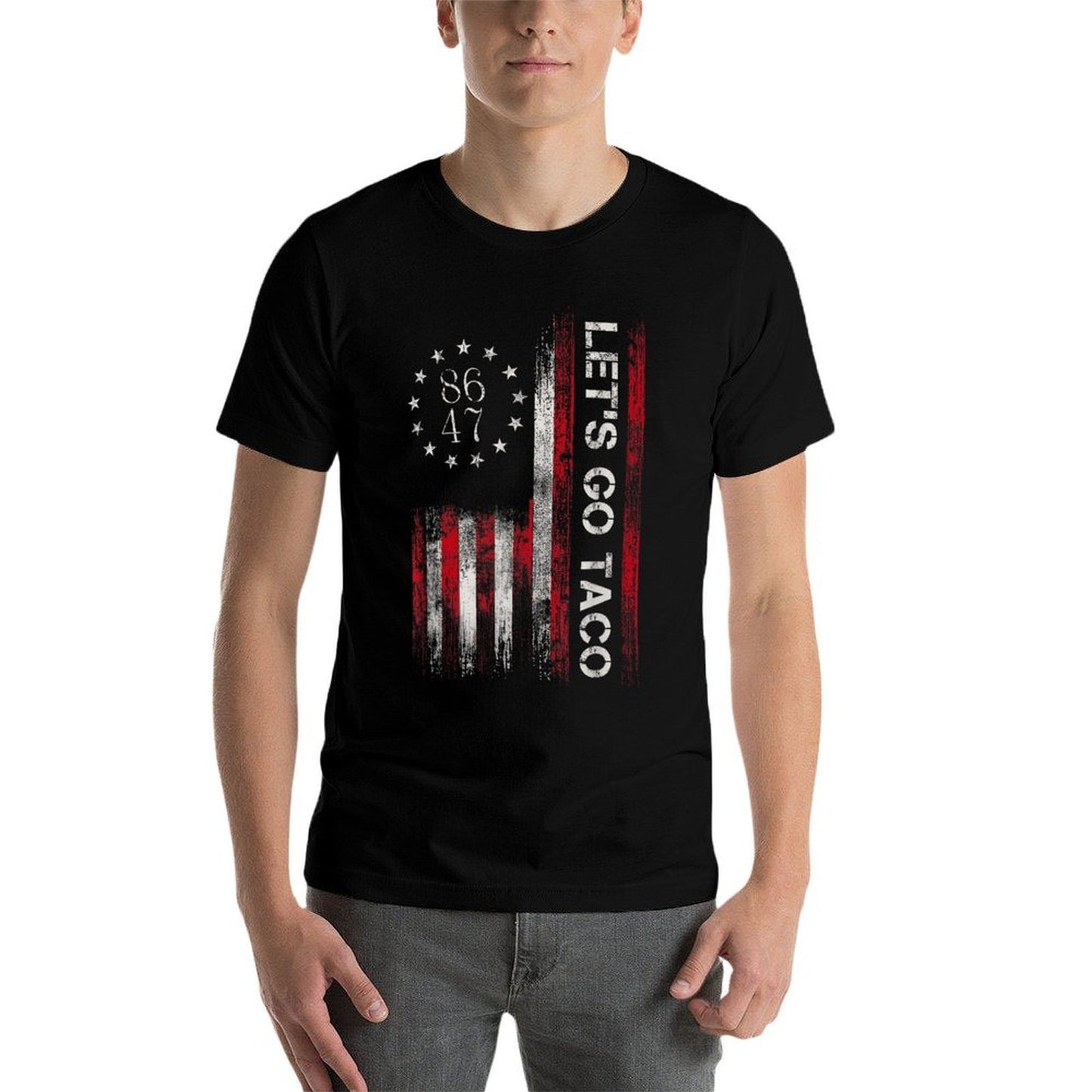 Lets Go Taco Funny Lets Go Taco Wrinkle-resistant T-Shirt