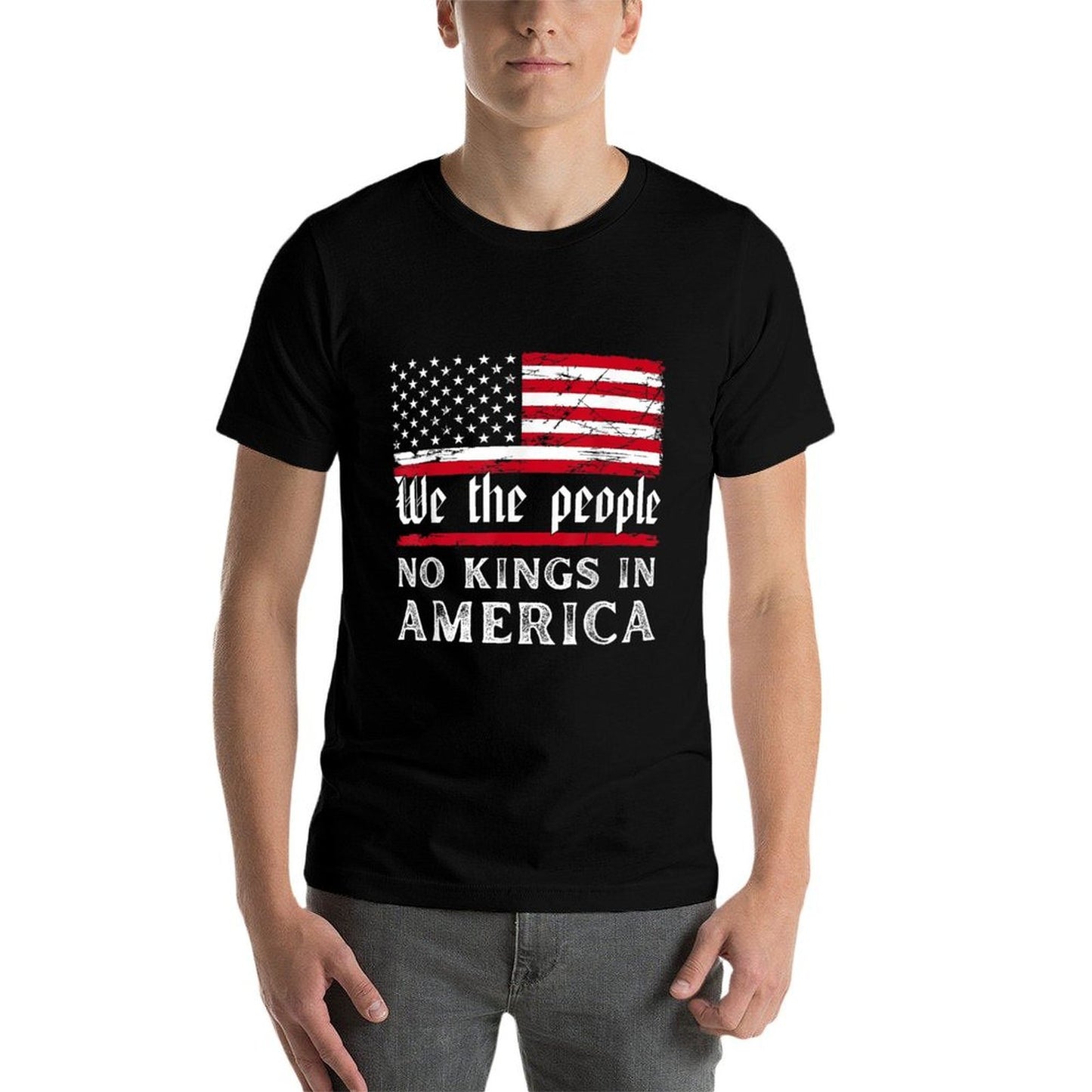 No Kings In America We The People Versatile T-Shirt