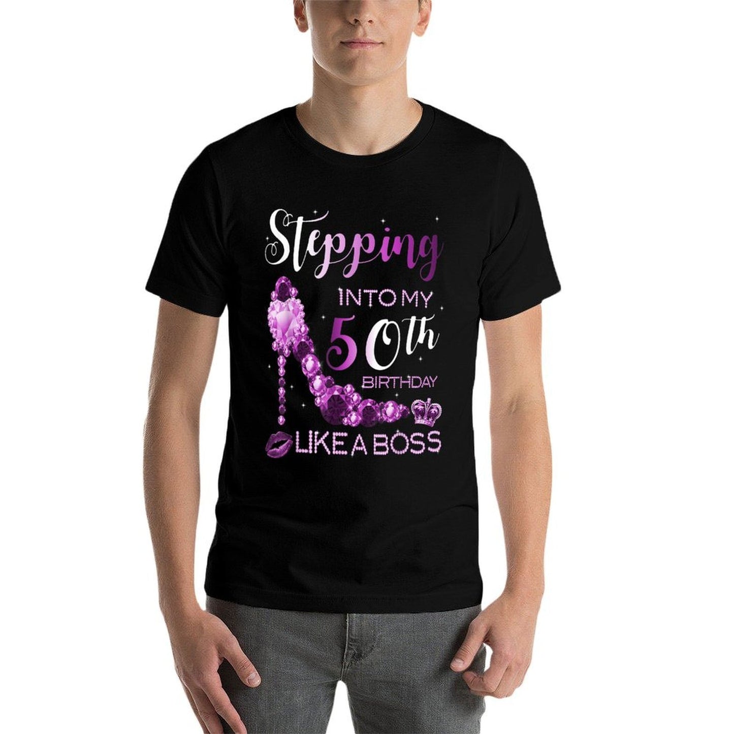 50th Birthday Women Alexandrite Birthstone June Gift Tagless Design T-Shirt
