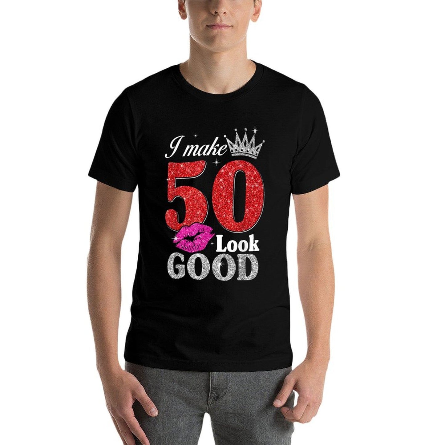 50 Year Old Gifts 50th Birthday I Make 50 Look Good Womens Vintage-inspired T-Shirt