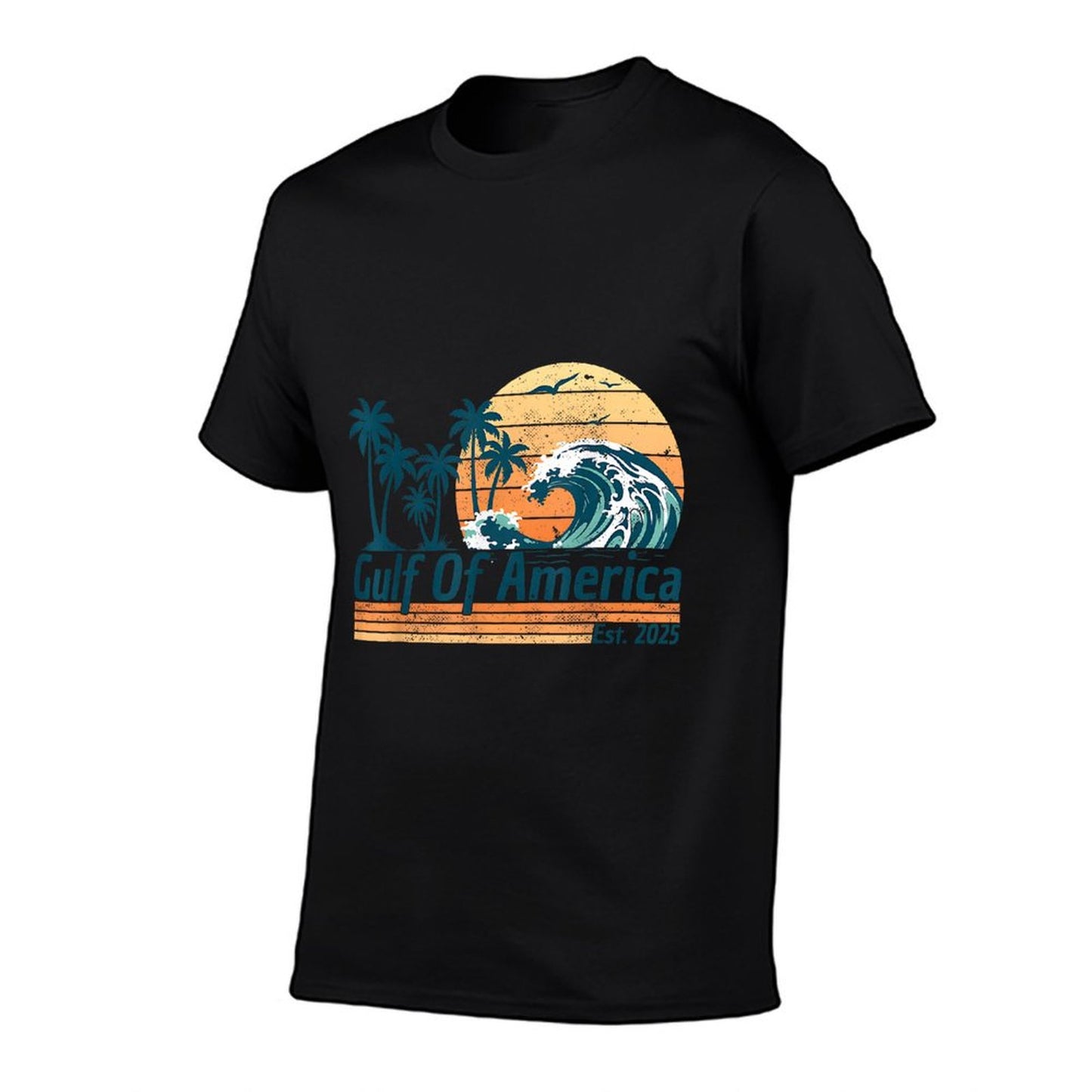 Gulf of US America Shirt Retro Golf of US America Shirt Wrinkle-resistant T-Shirt