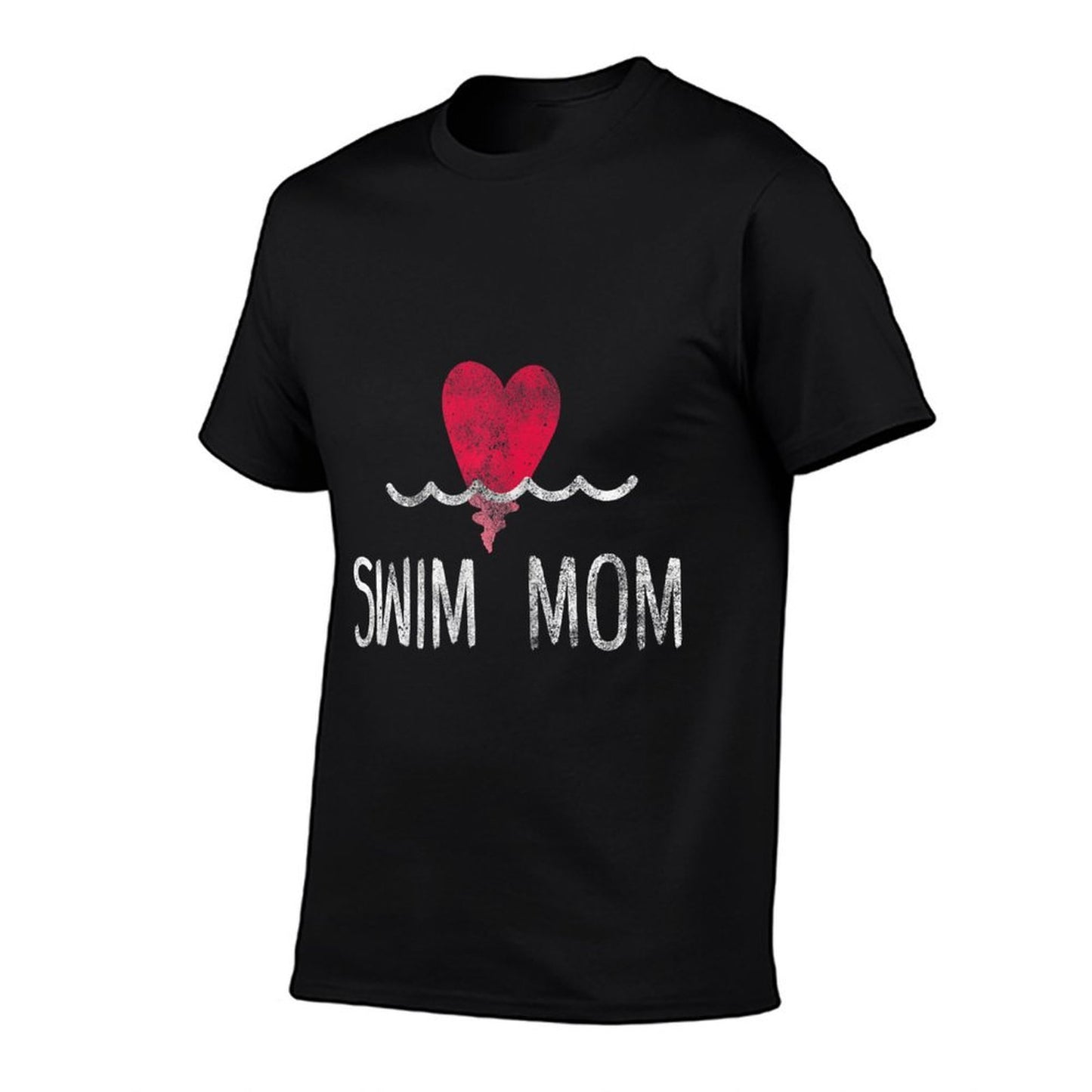 Womens Vintage Swim Mom - Swimming Family Swimmer Eco-friendly Material T-Shirt