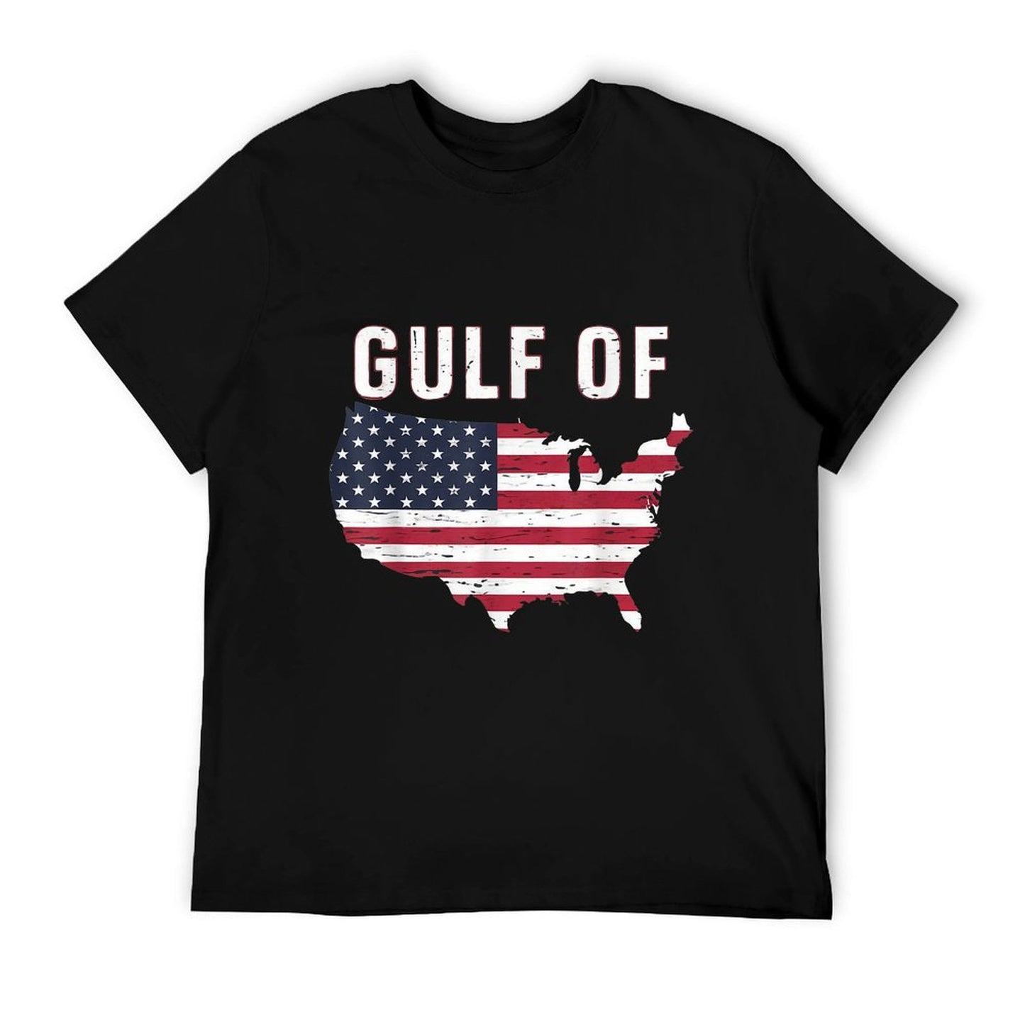 Gulf of United States of America USA Flag Durable T-Shirt