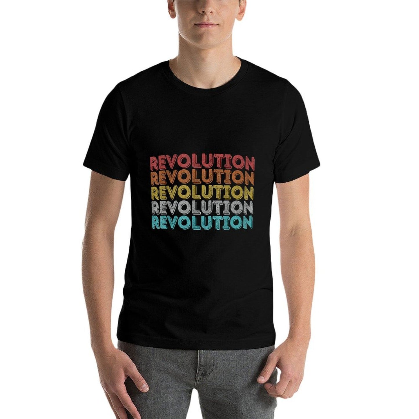 Vintage Retro Revolution Affordable Price T-Shirt