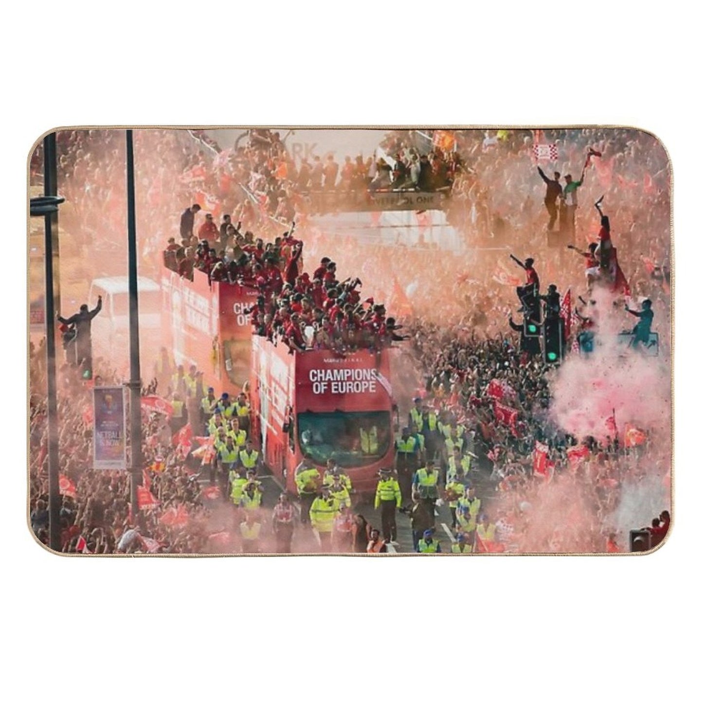 This Is Liverpool - Champions of Europe Easy Maintenance Bath Mat