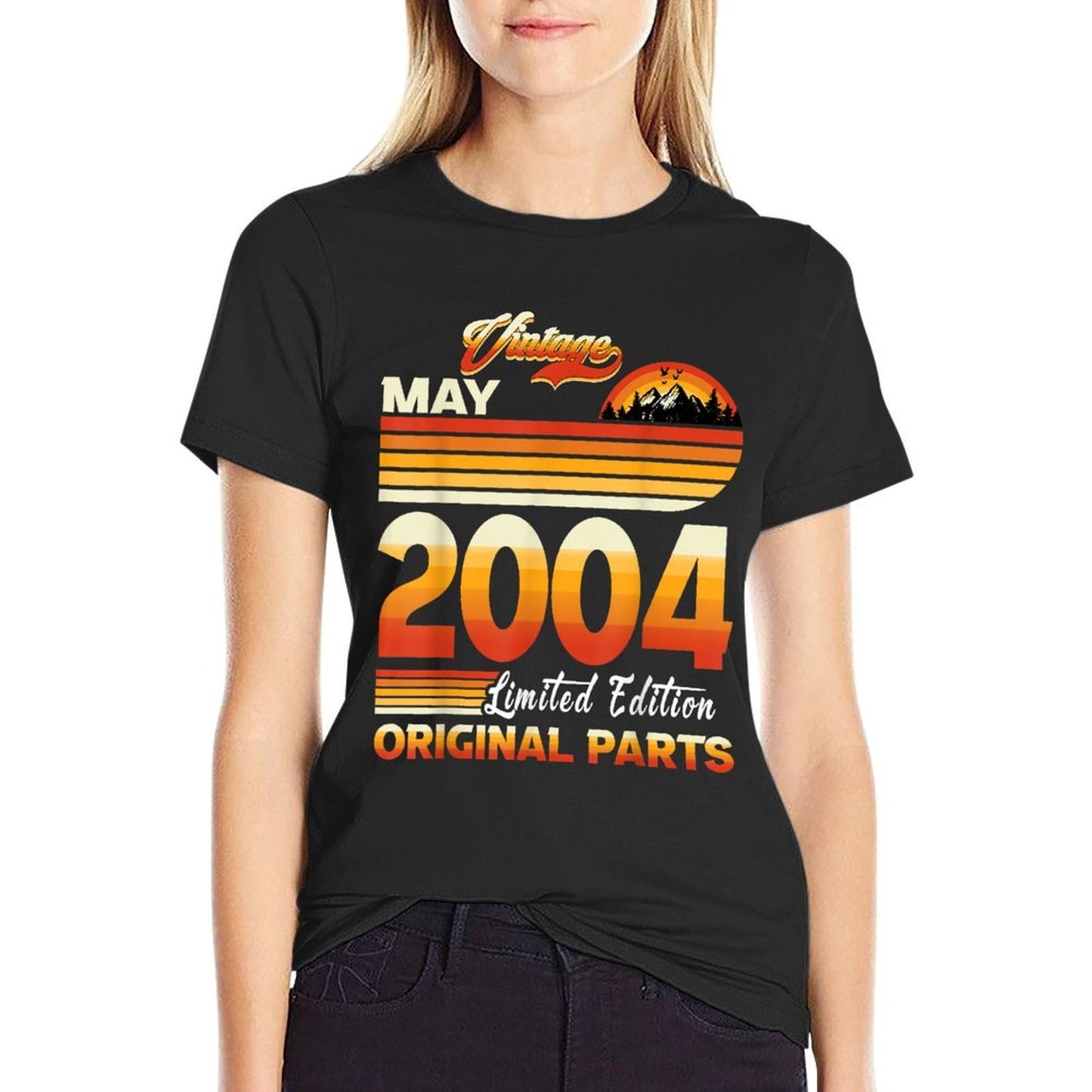21 Years Old Retro Vintage May 2004 Funny 21st Birthday Soft T-Shirt