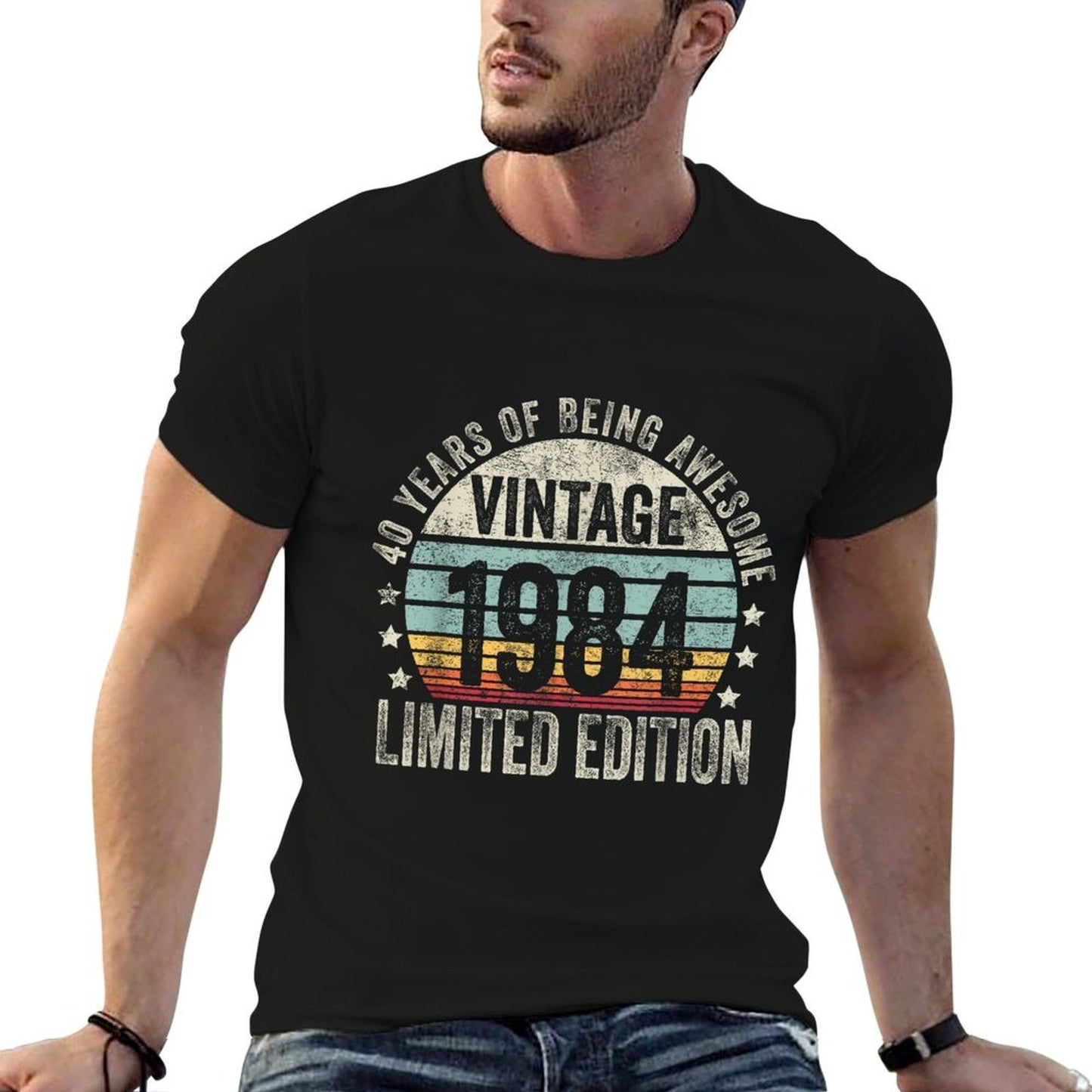 40 Year Old Gifts Vintage 1984 Limited Edition 40th Birthday Vintage-inspired T-Shirt