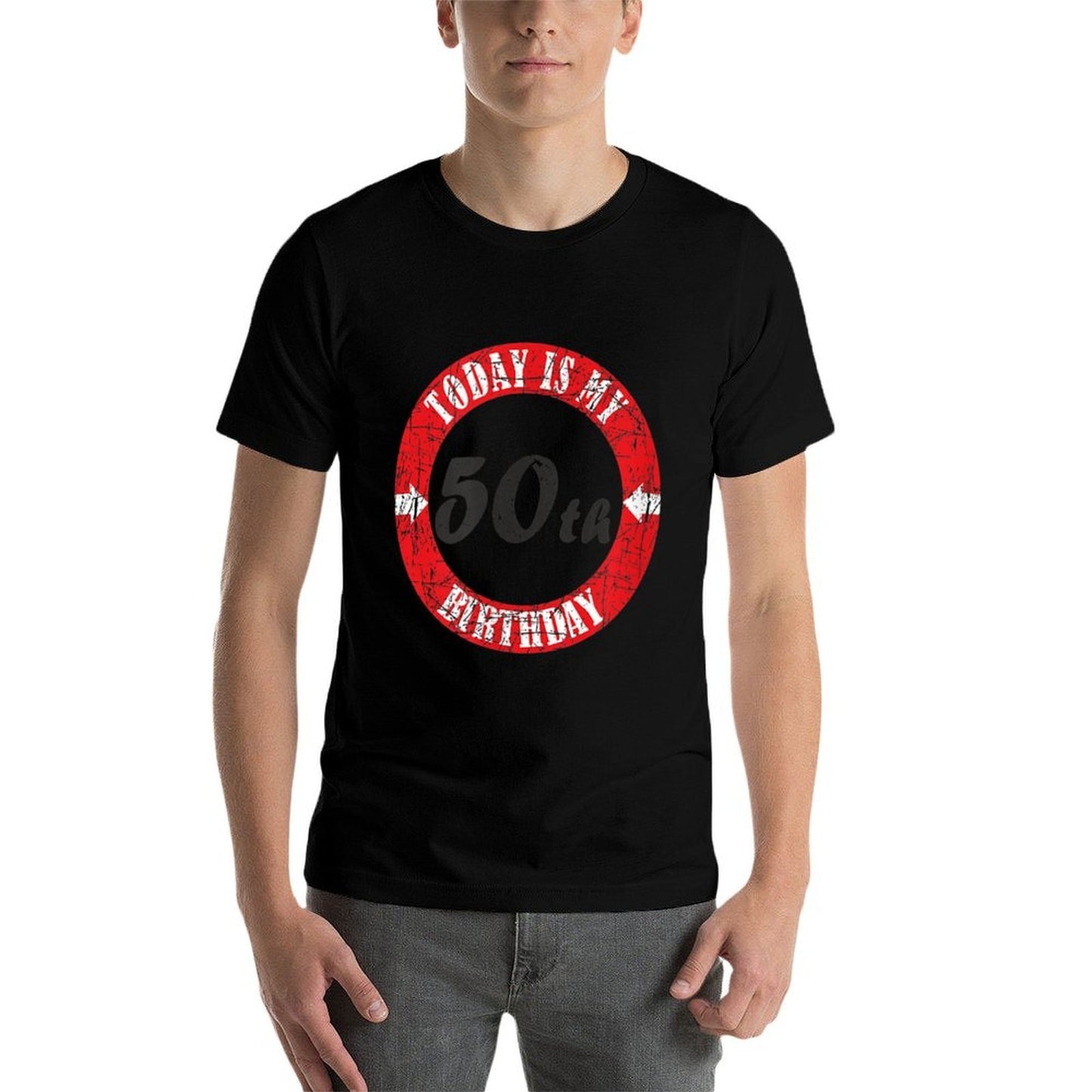 50th Birthday T-shirt, Birthday Tee Relaxed-fit T-Shirt