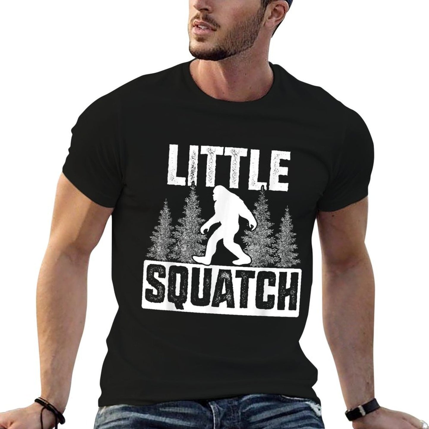 Squatchy Matching Family Bigfoots Little Squatch Graphic-printed T-Shirt