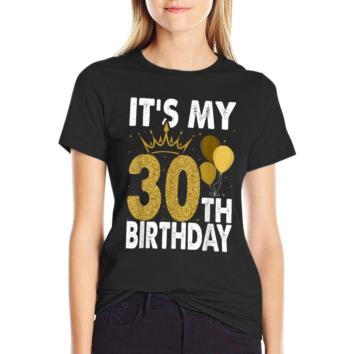 It's My 30th Birthday For 30 Years Old Man And Woman Trendy Pattern T-Shirt
