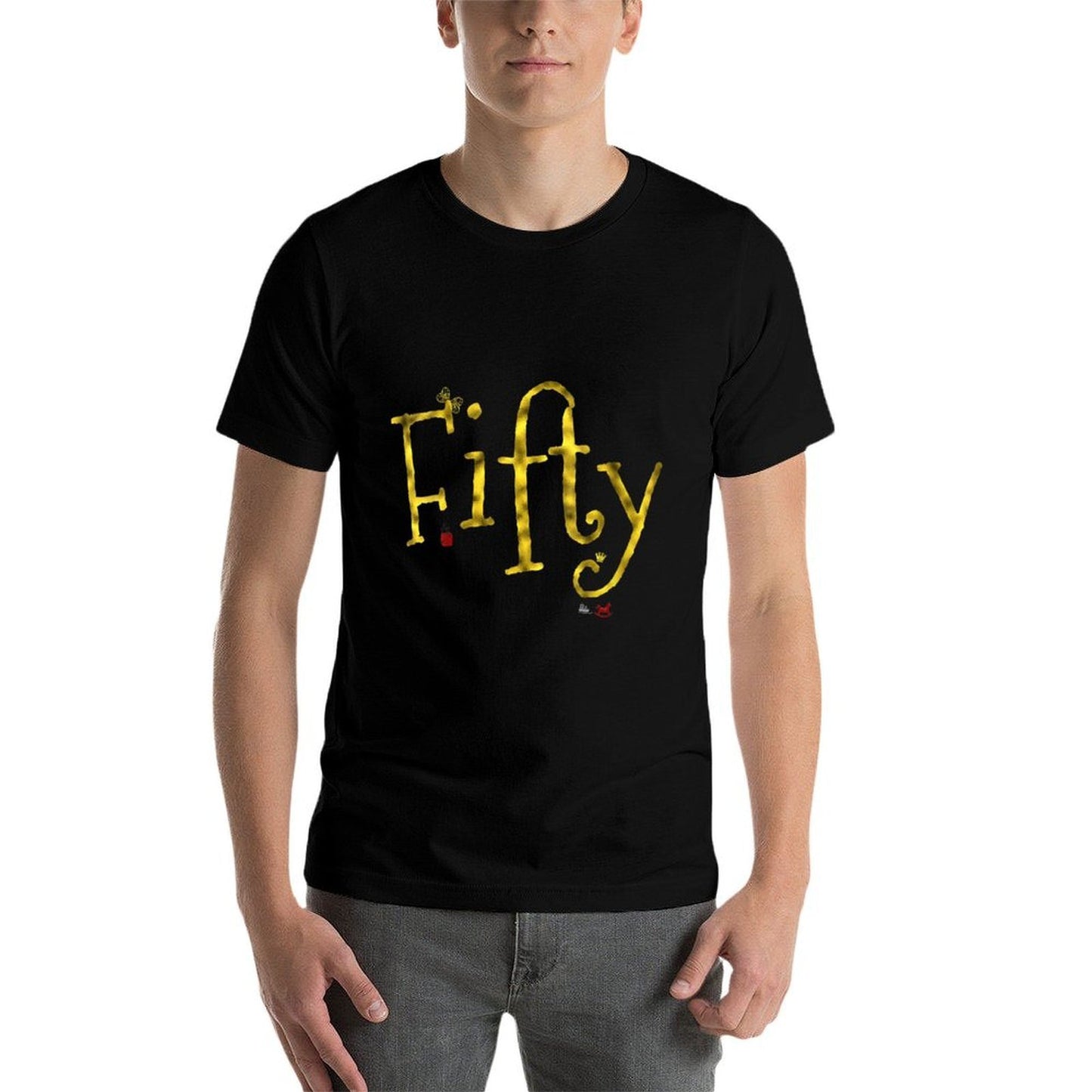 Womens Fifty - Funny 50 Year Old 1972 50th Birthday Gift Polyester Blend T-Shirt