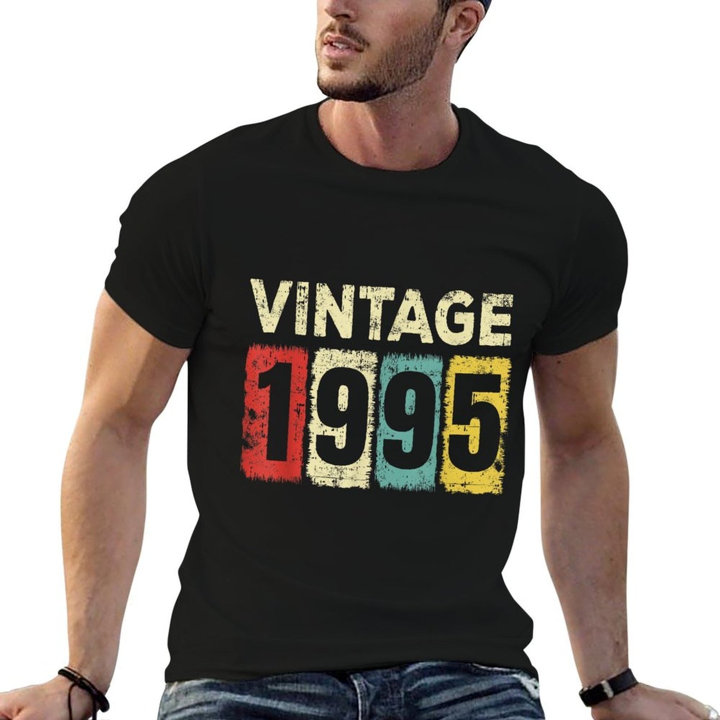 30 Year Old Birthday Vintage 1995 30th Birthday Odor-resistant T-Shirt