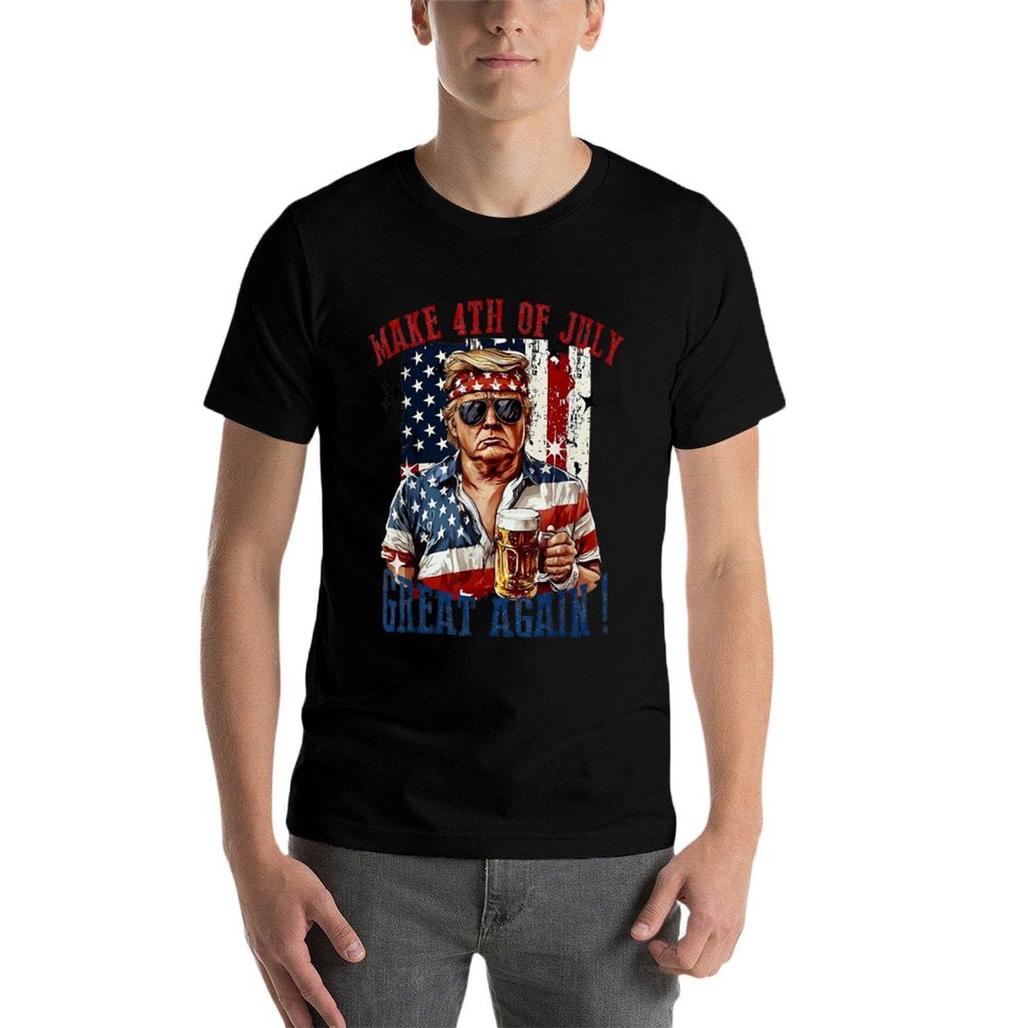 Trump Make 4th of July Great Again Moisture-wicking T-Shirt