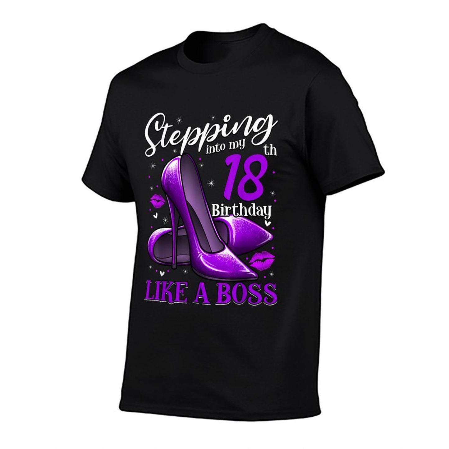 18 And Fabulous High Heels Stepping Into My 18th Birthday Wrinkle-resistant T-Shirt
