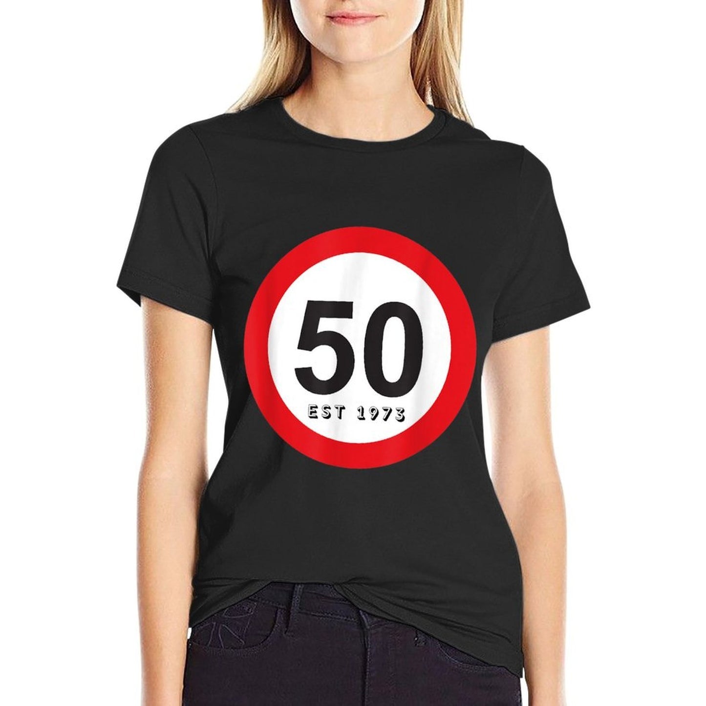 50th Birthday 50 Today Novelty Gift Men Women Him Her Odor-resistant T-Shirt