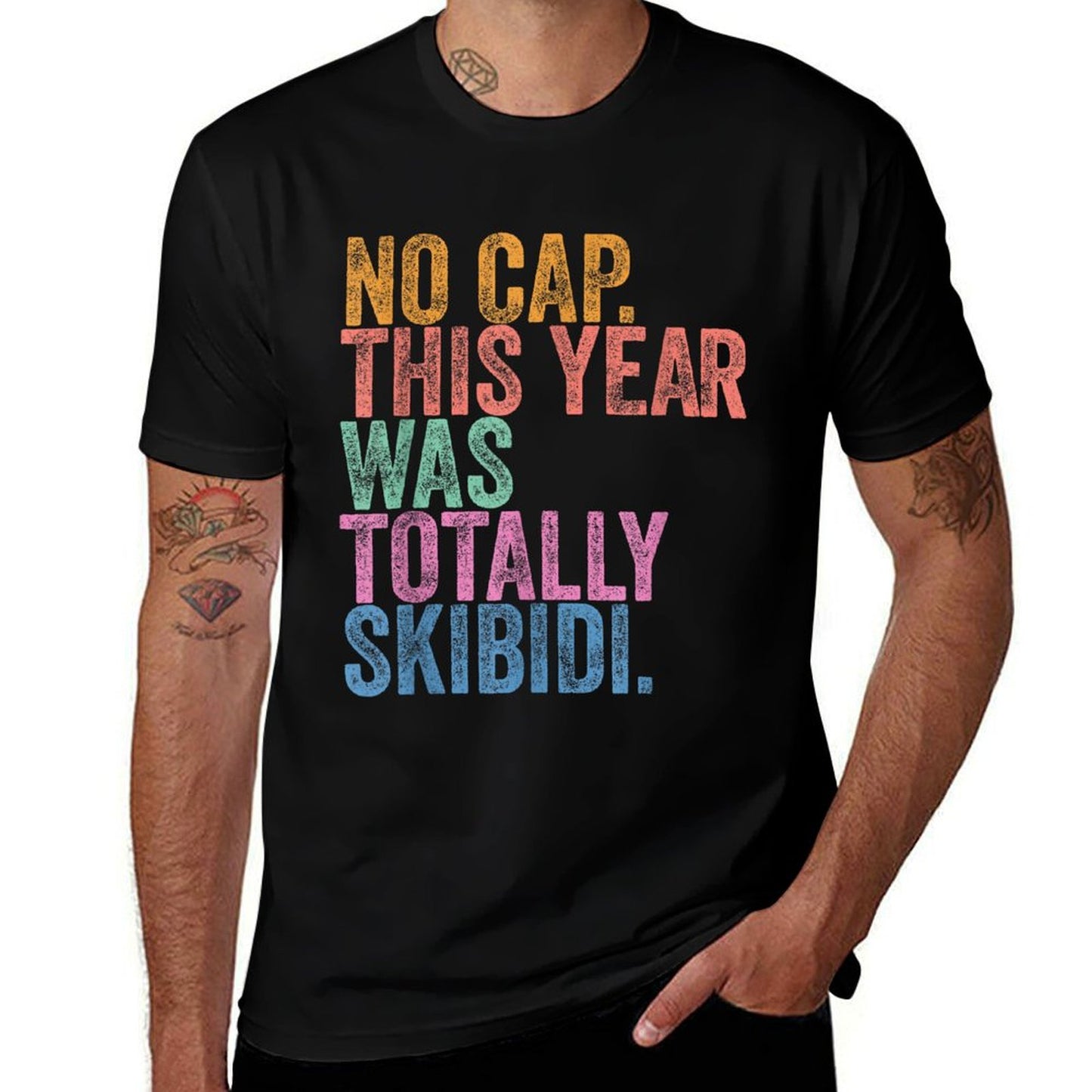 End Of The Year Teacher No Cap This Year Was Totally Relaxed-fit T-Shirt