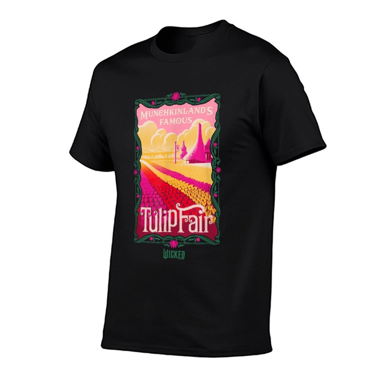 Wicked Munchkinland’s Famous Tulip Fair Rolled Sleeves T-Shirt