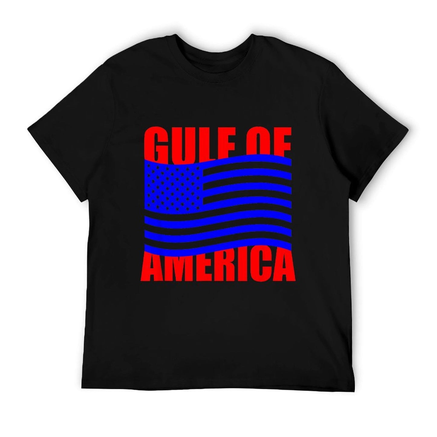 Gulf of United States of America USA Flag Lightweight T-Shirt