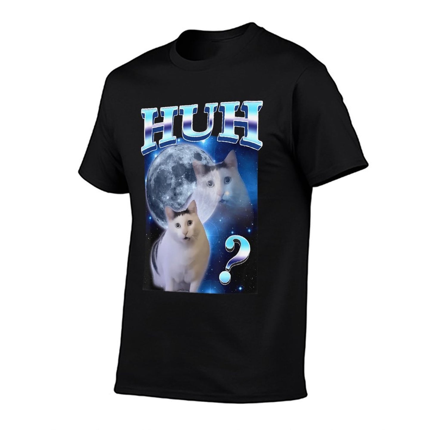 HUH Funny Dank Cat Meme Comfortable T-Shirt