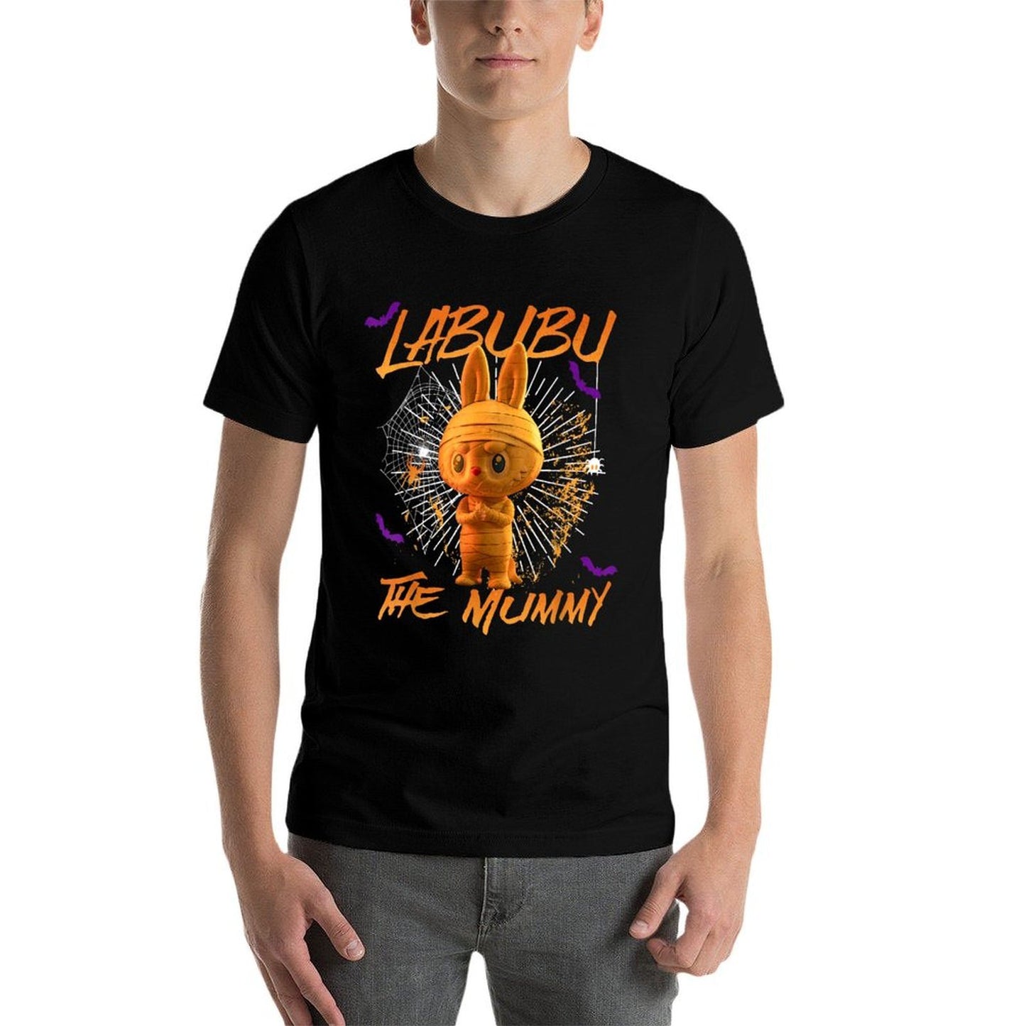 Funny Scary Labubu The Mummy Cute Labubu The Monsters Wrinkle-resistant T-Shirt
