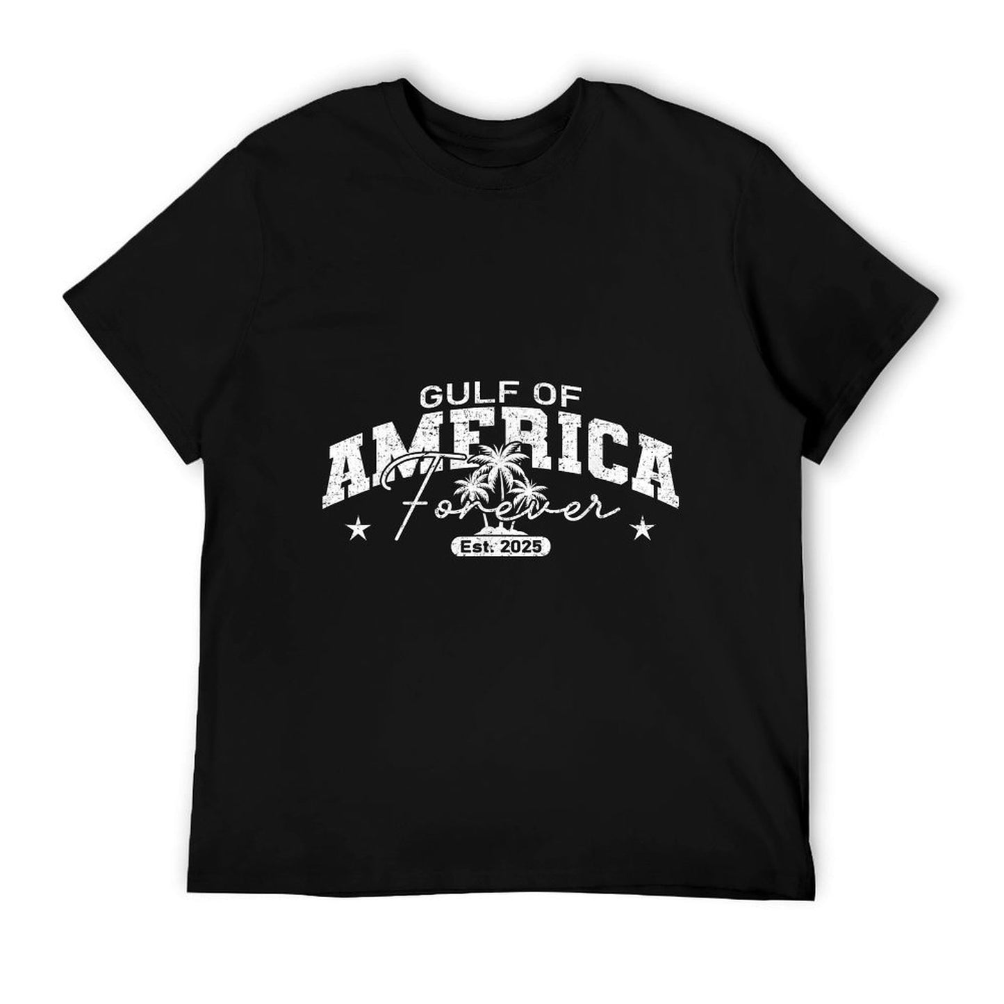 Gulf Of USA America, Retro Gulf Of USA America Est 2025 Durable T-Shirt