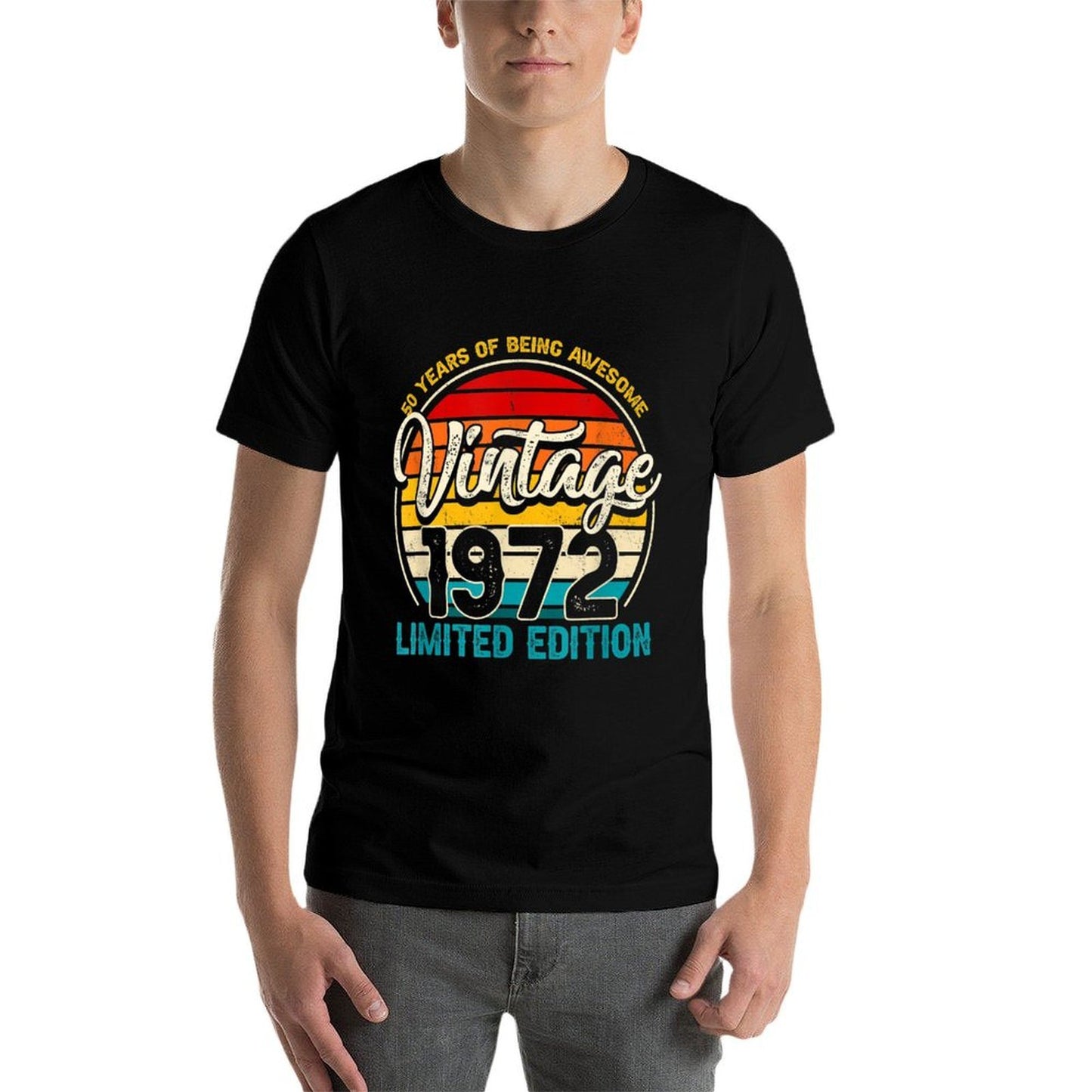 Retro Vintage 1972 Funny 50th Birthday Comfortable T-Shirt
