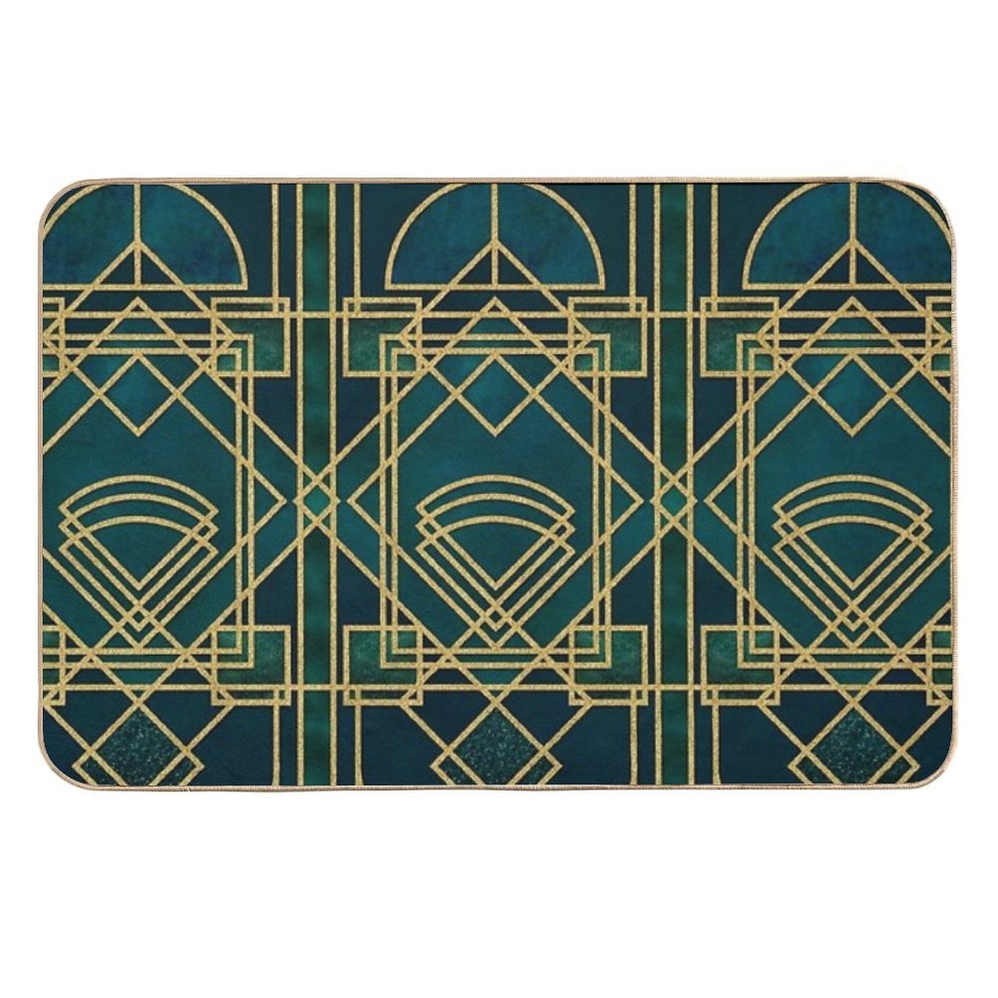 Art Deco Elegant Gatsby Style Stain-Proof Bath Mat