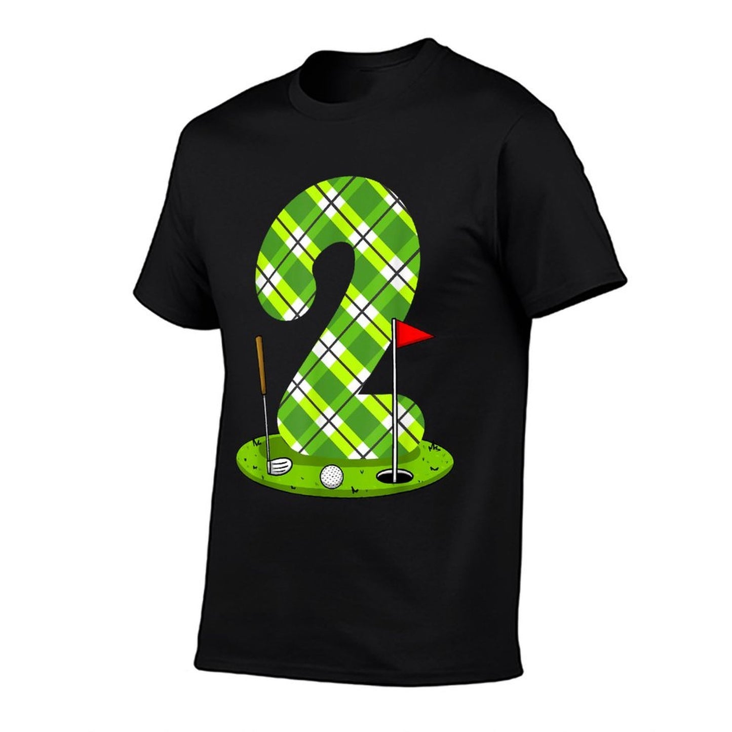Golf Birthday For Kids 2nd Birthday Party Golfer Graphic-printed T-Shirt