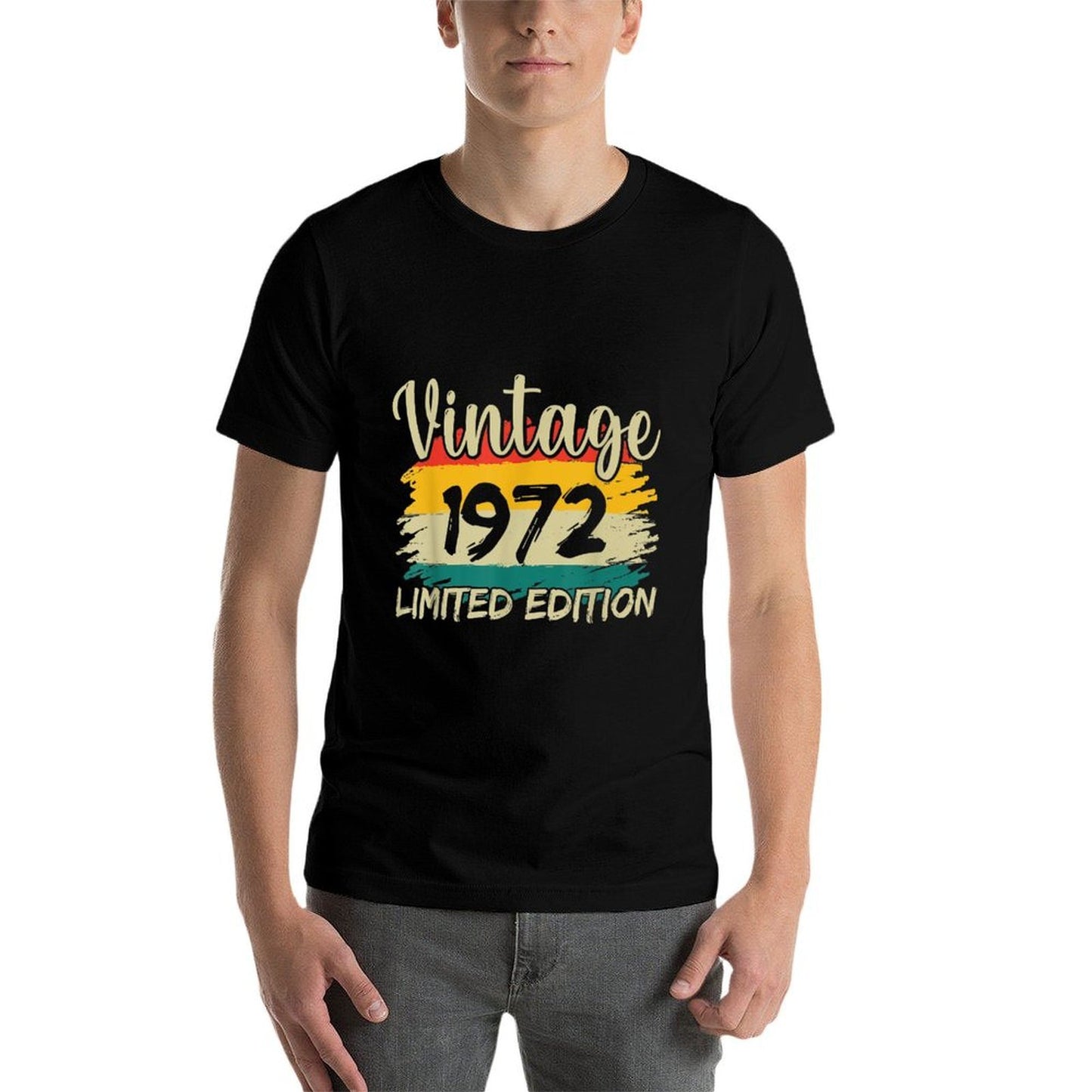 50 Year Old Vintage 1972 Limited Edition 50th Birthday High-quality Stitching T-Shirt