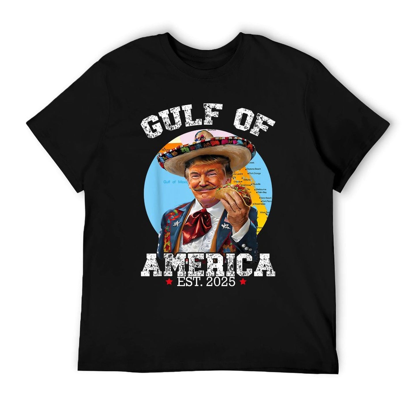 Funny Trump Gulf Of Us America 2025 Trump Graphic-printed T-Shirt