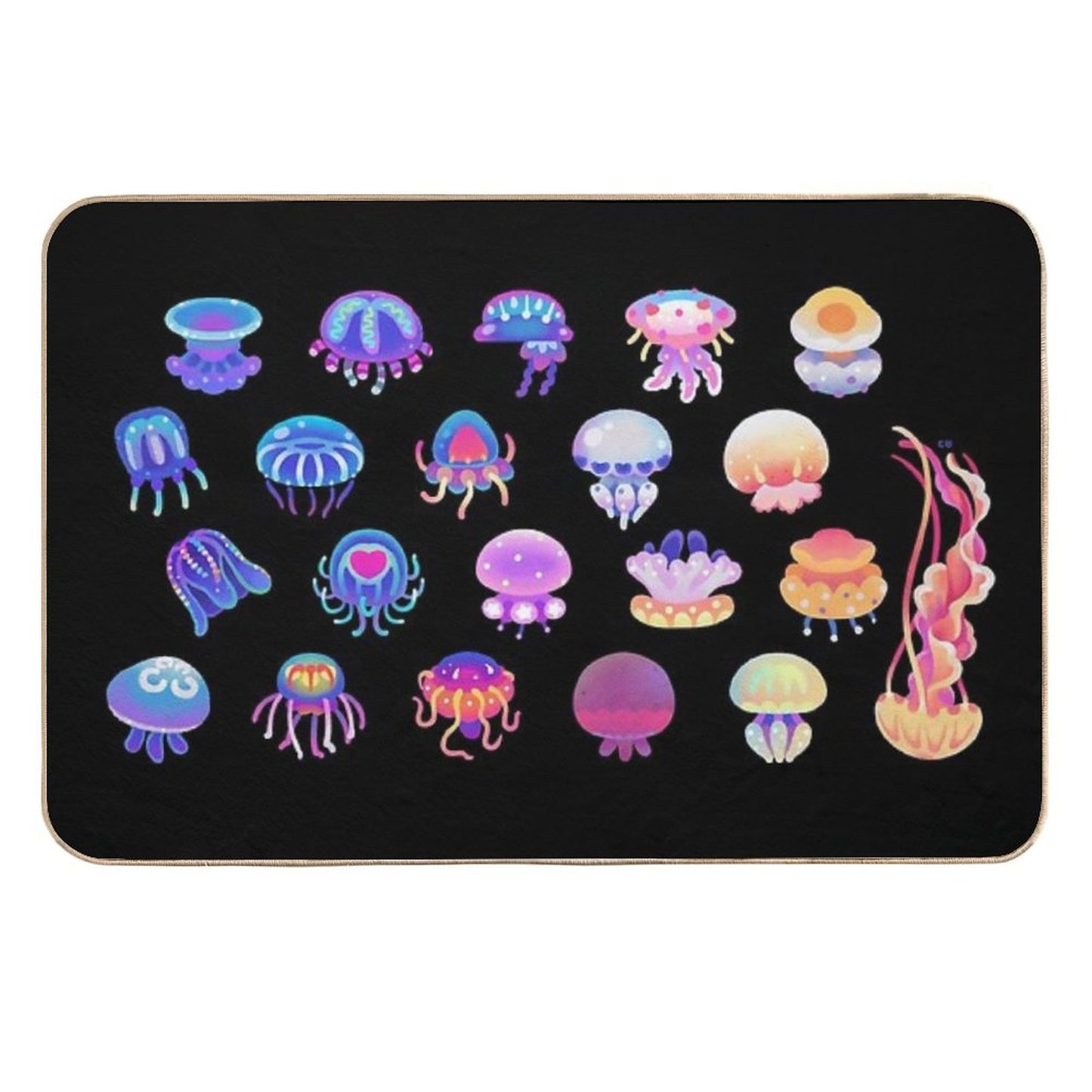 Jellyfish Day Long-Lasting Bath Mat