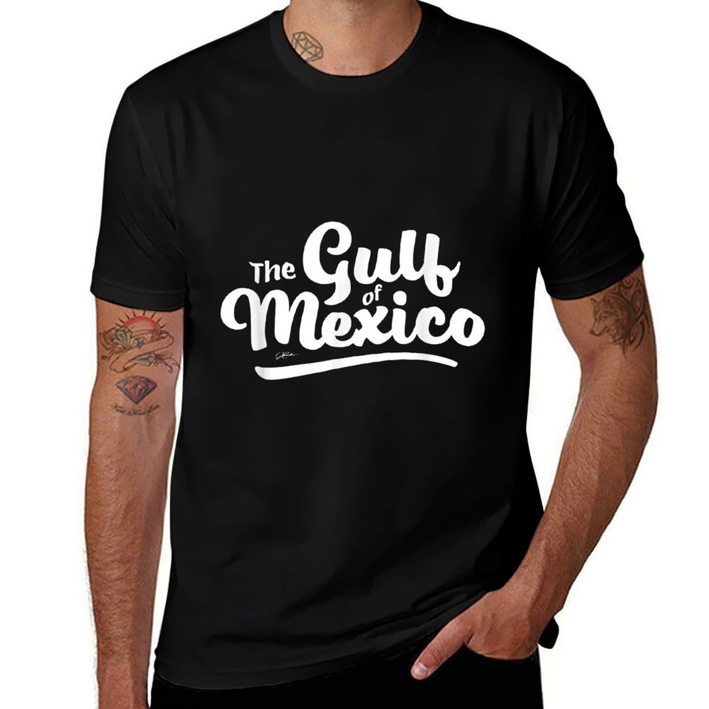The Gulf of Mexico Tagless Design T-Shirt
