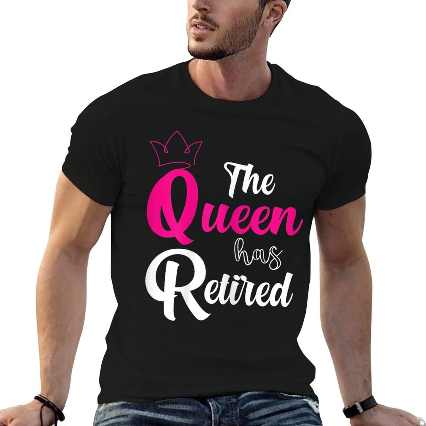 Womens The Queen Has Retired - Womens Retirement Gifts Summer-ready Fabric T-Shirt
