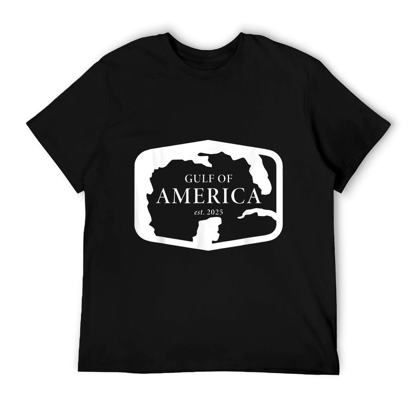 Gulf of 'Merica USA America Funny USA Flag Easy-care T-Shirt