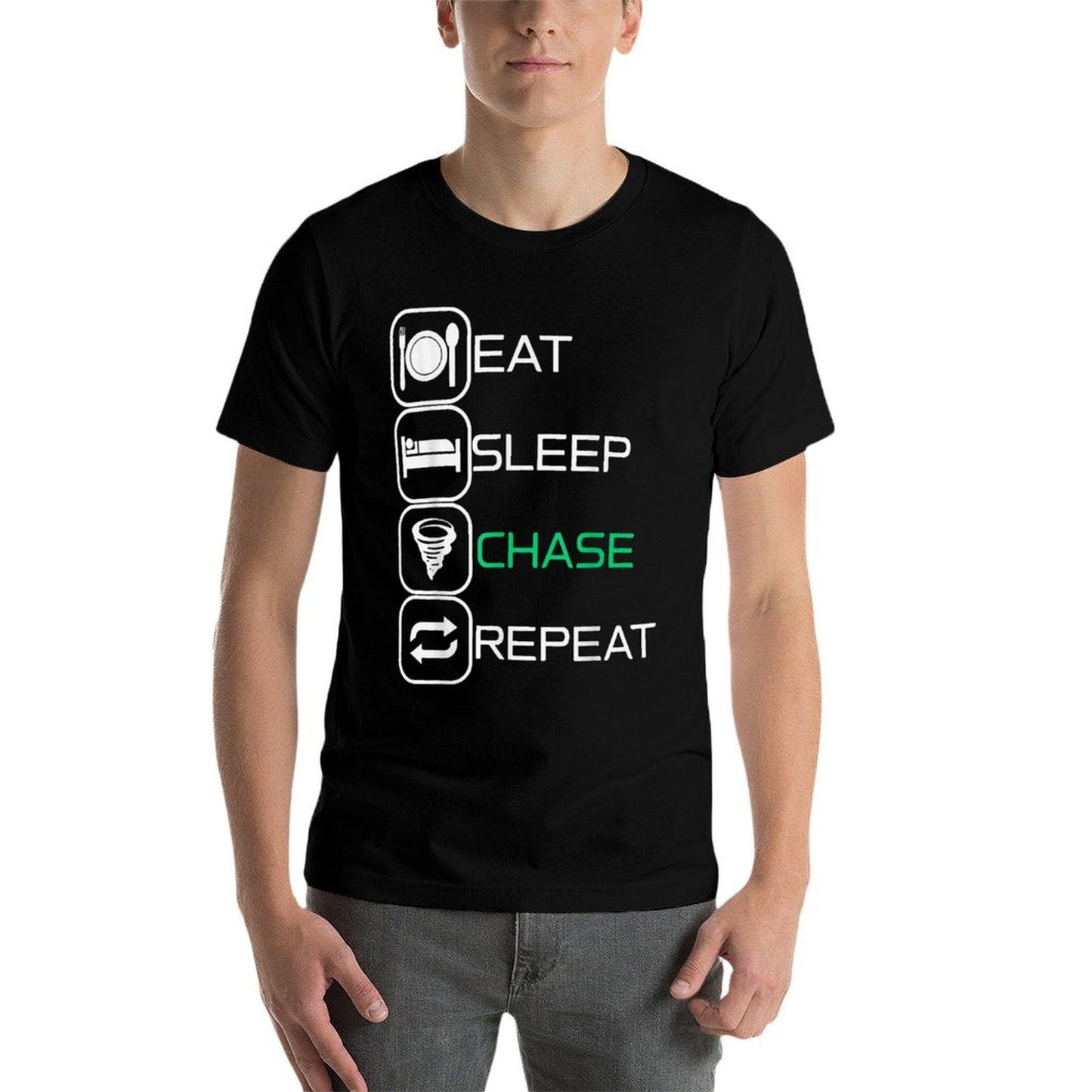 Eat Sleep Chase Repeat Versatile T-Shirt