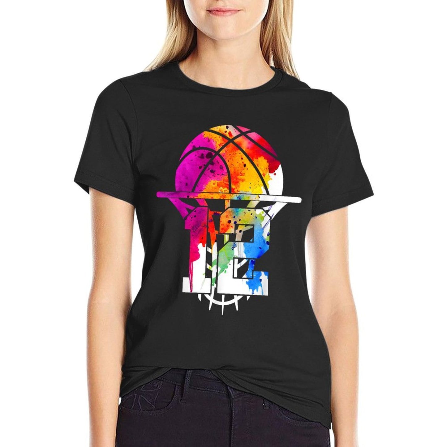 12 YEARS BASKETBALL 12TH BIRTHDAY Tagless Design T-Shirt