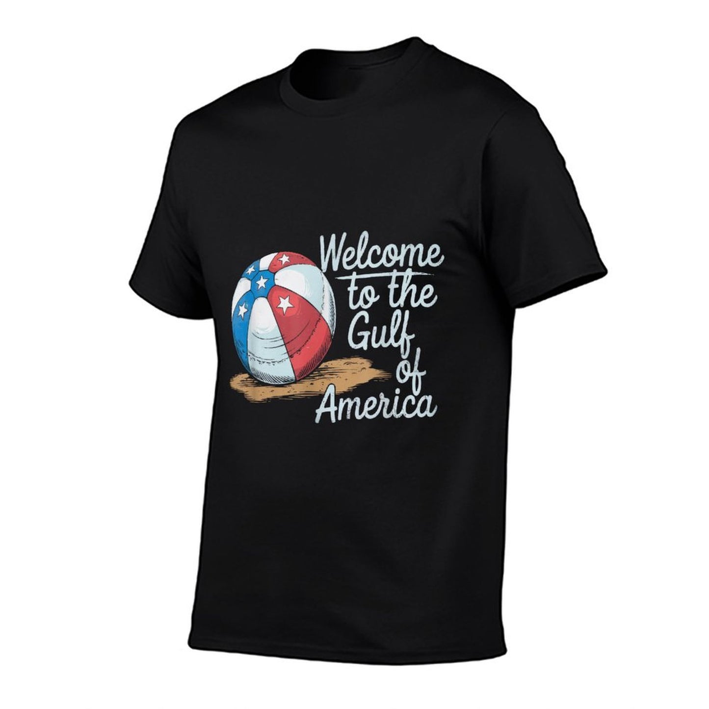 Gulf Of USA America Gift Men Women Flag Beach Vintage-inspired T-Shirt