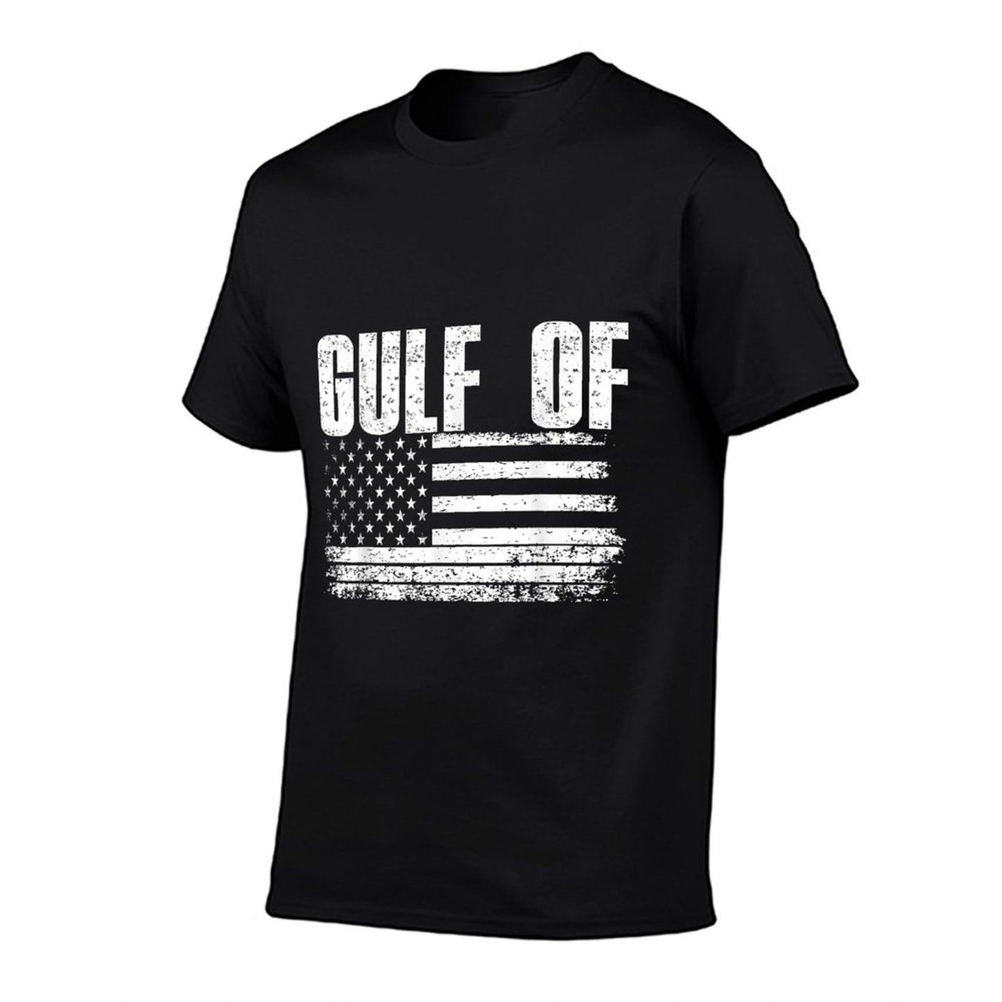 Gulf of United States of America Vintage USA Flag Summer-ready Fabric T-Shirt
