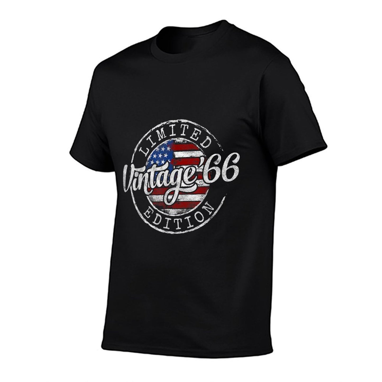 Vintage 1966 59th Birthday Gifts For Men Women 59 Year Old Rolled Sleeves T-Shirt