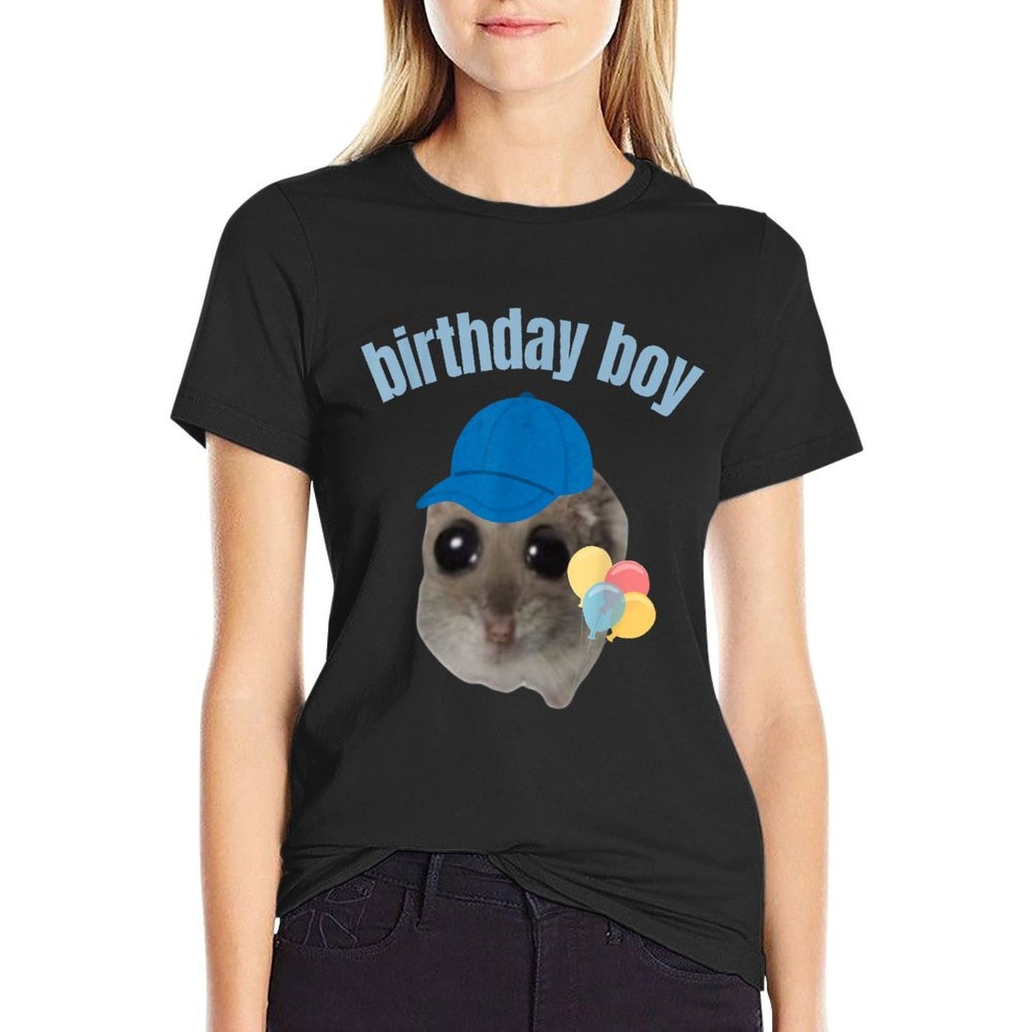 Sad Hamster Meme - Birthday Boy Versatile T-Shirt