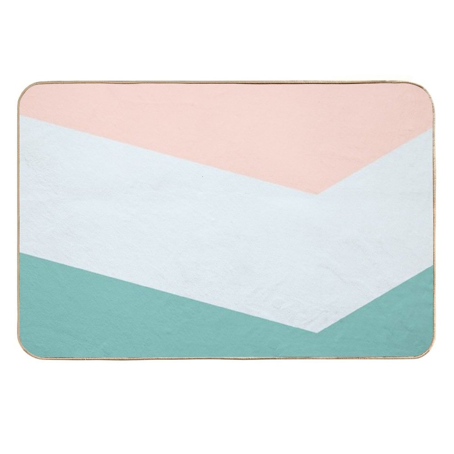 Chevron Pattern Long-Lasting Bath Mat