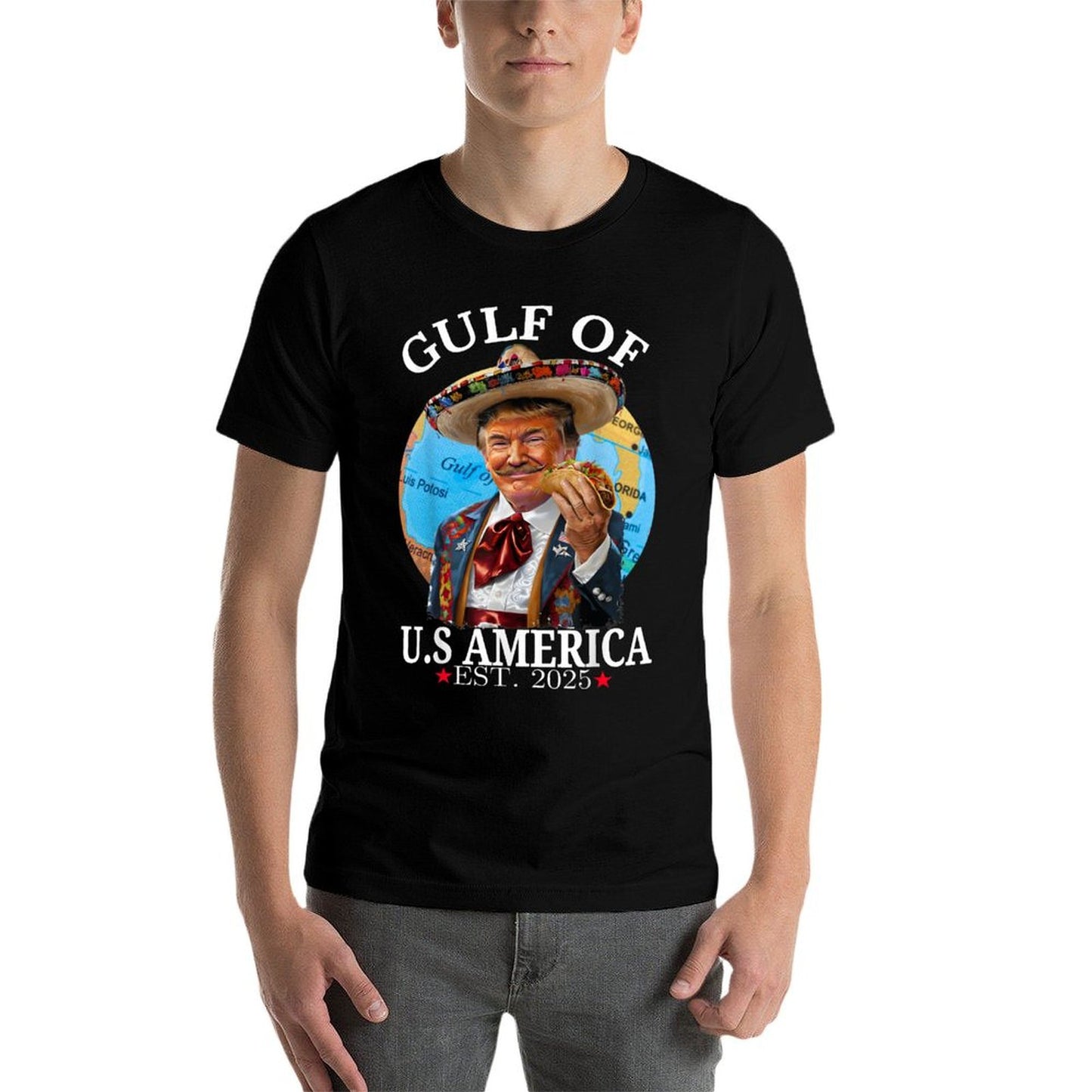 Funny Gulf Of Us America Shirt Gulf Of Us America Est 2025 Trendy Pattern T-Shirt