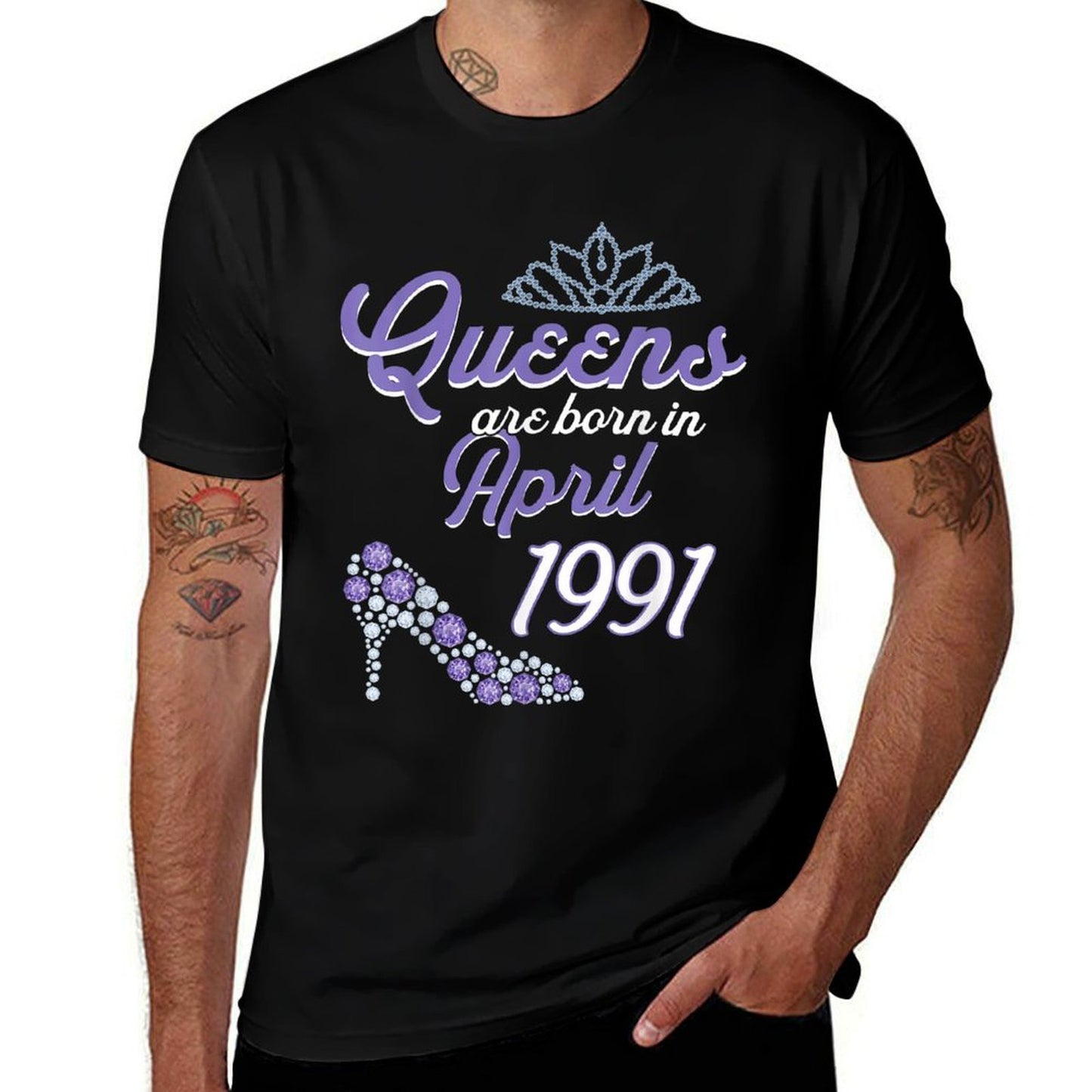 30 Years Old Bday April 1991 30Th Birthday Women Wrinkle-resistant T-Shirt