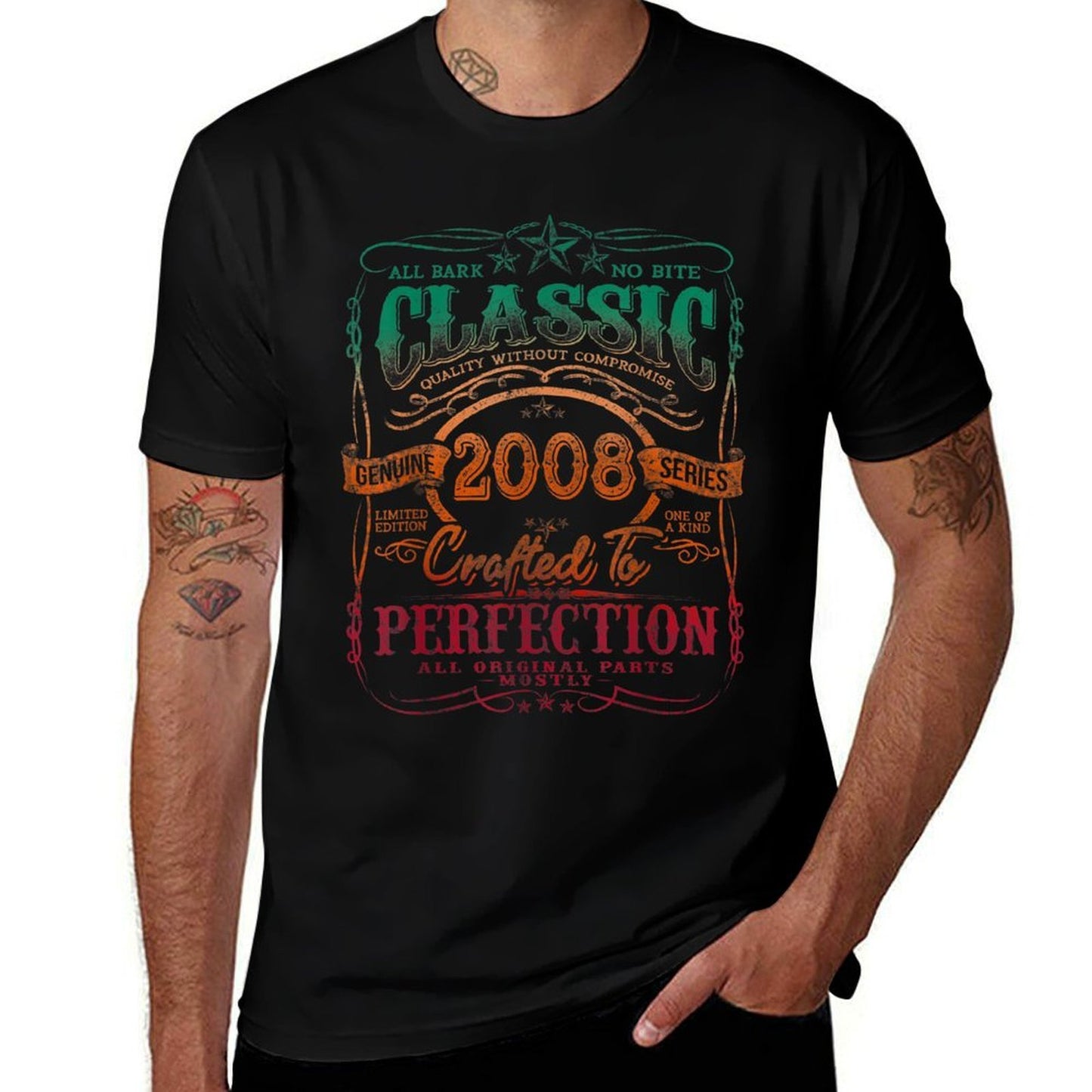 Vintage 2008 Limited Edition 14 Year Old 14th Birthday Versatile T-Shirt