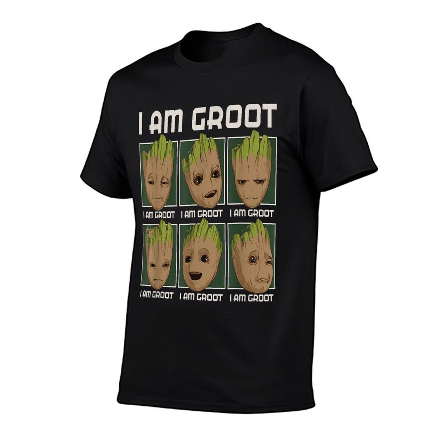 Marvel I Am Groot Guardians of The Galaxy Moods of Groot Soft T-Shirt